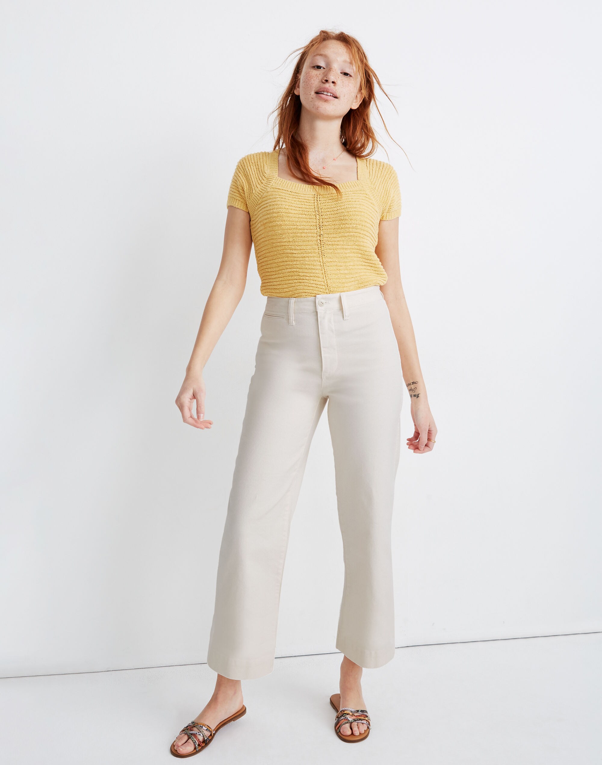 Slim Emmett Wide-Leg Crop Pants | Madewell