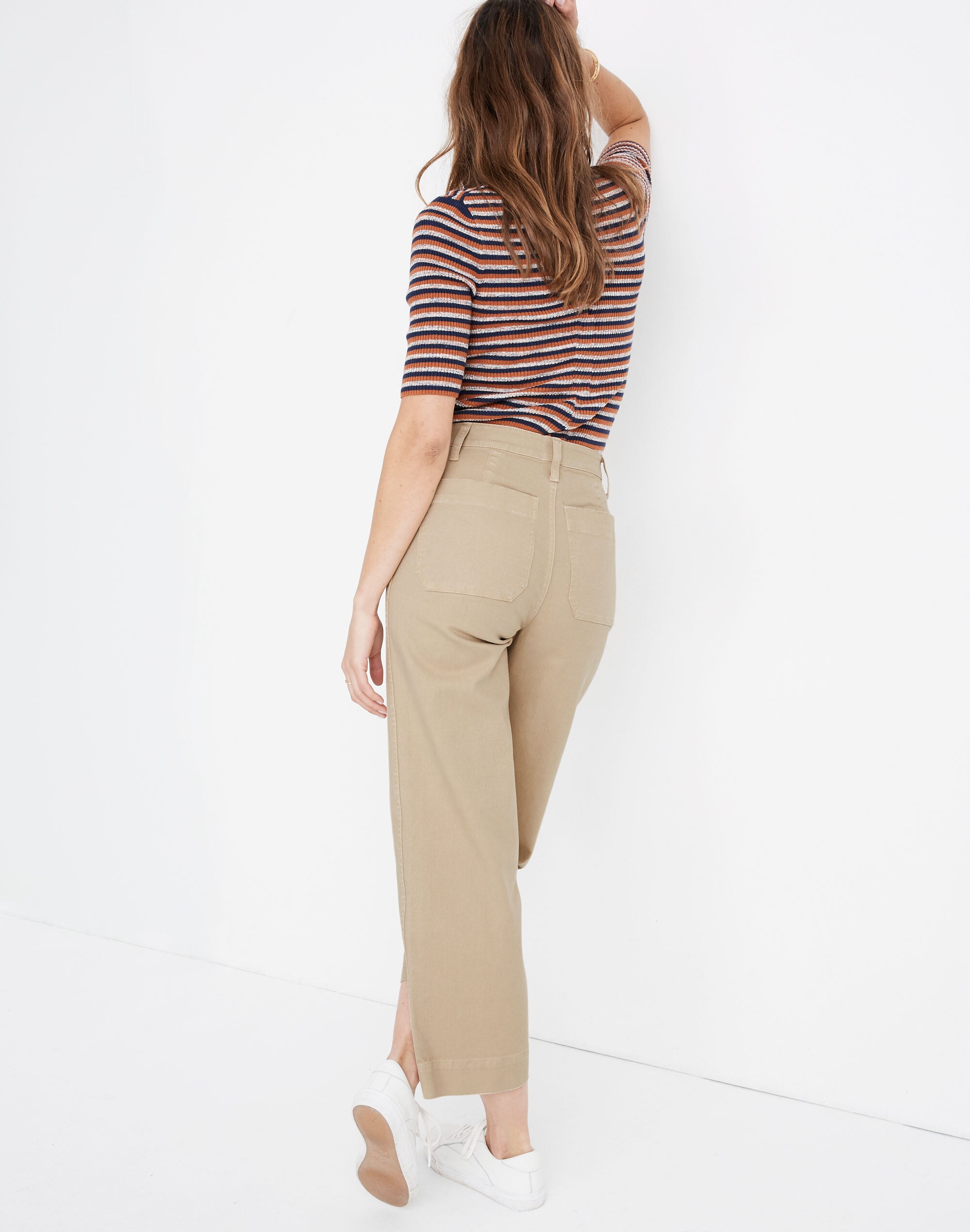 Slim Emmett Wide-Leg Crop Pants