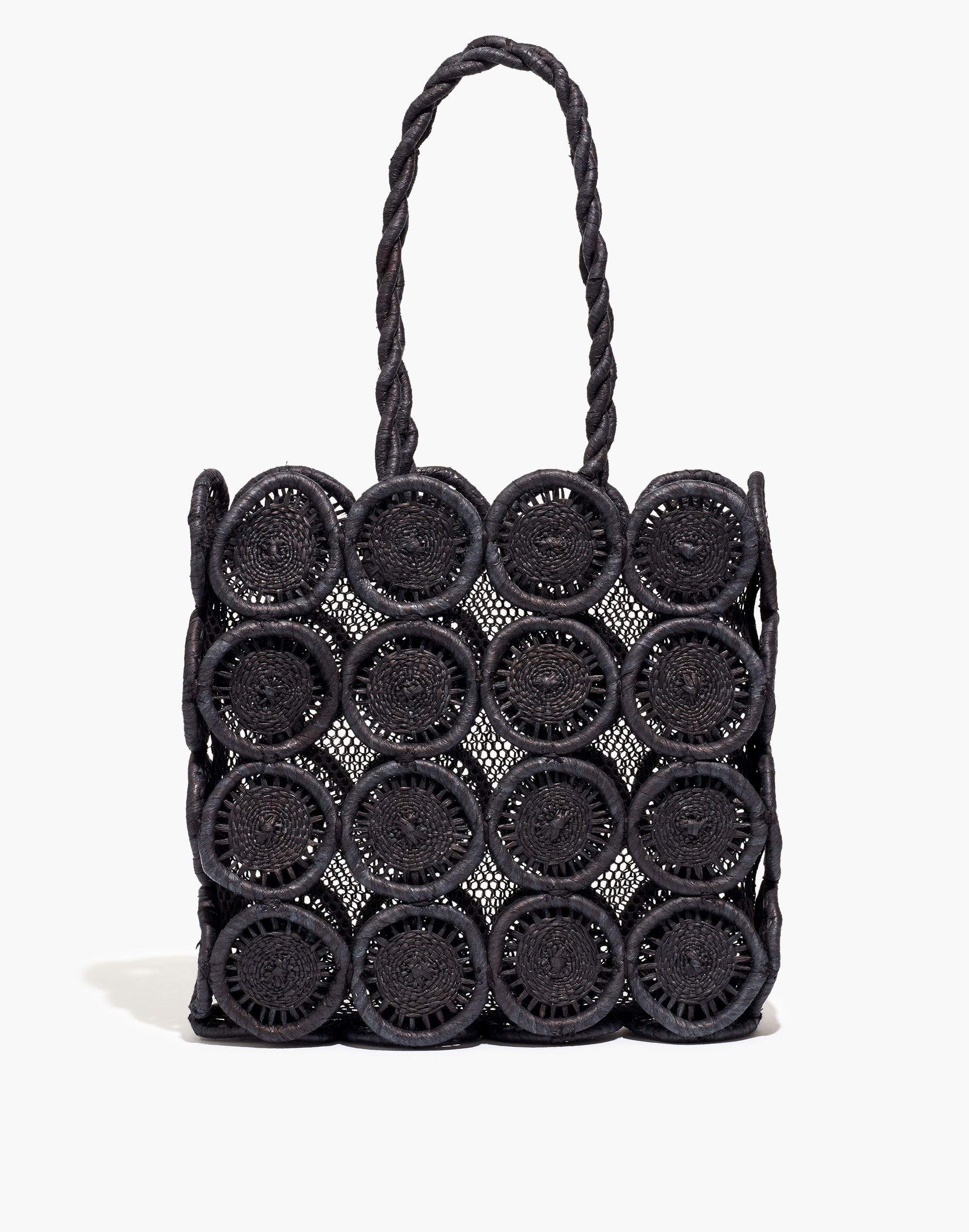the straw catania tote bag