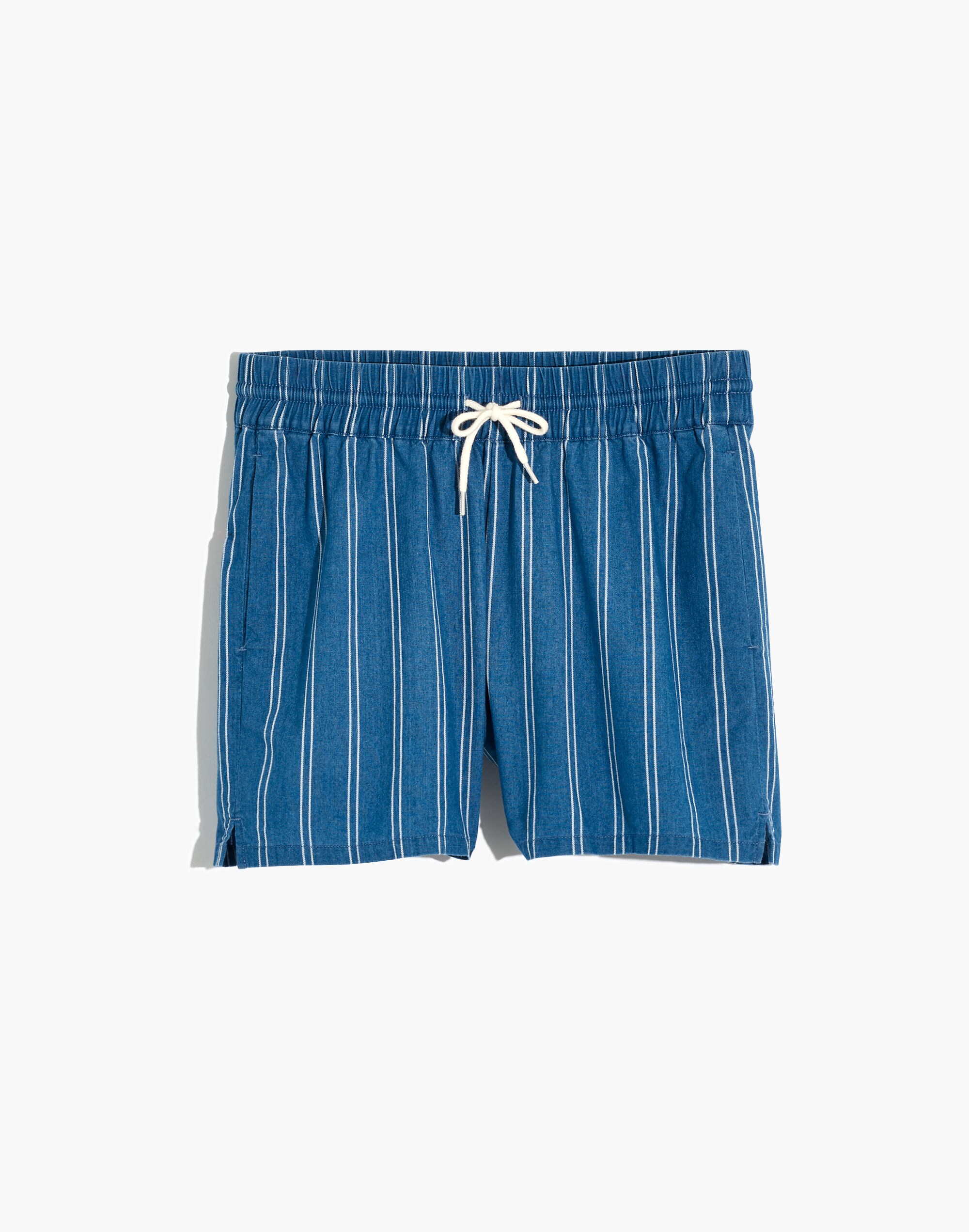 Drawstring Pull-On Shorts in Katia Stripe