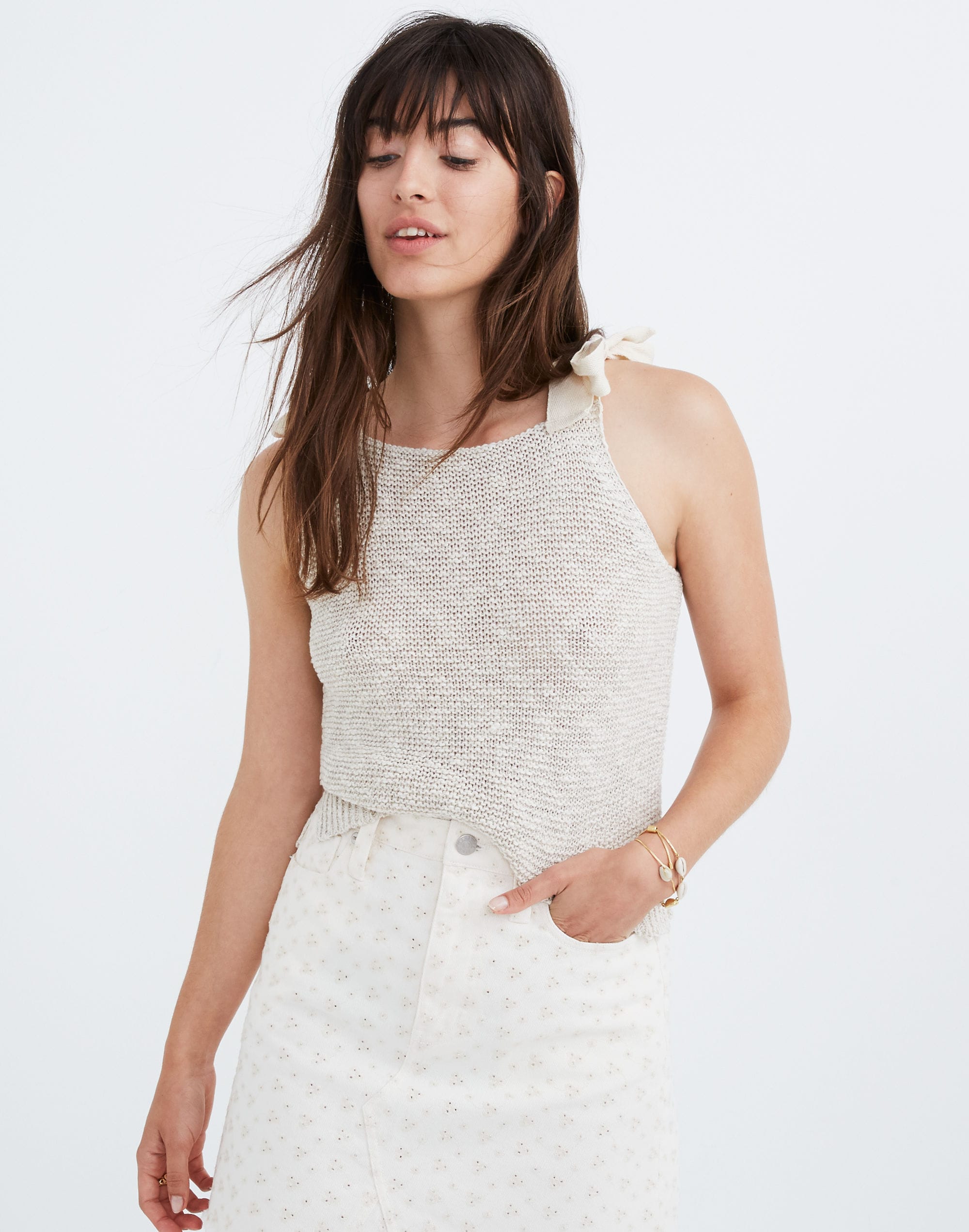 Highgate Tie-Strap Sweater Tank