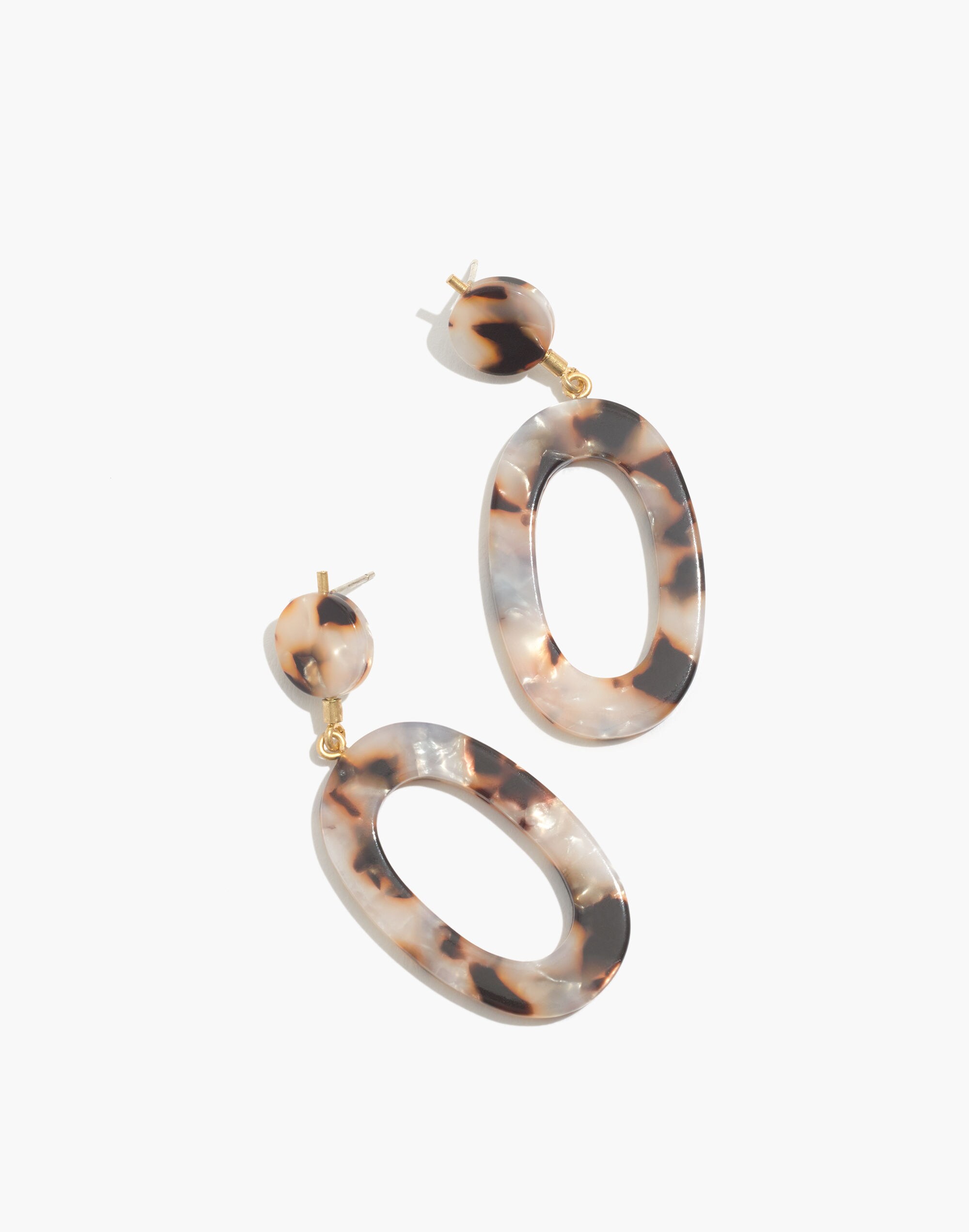 Oval Statement Earrings