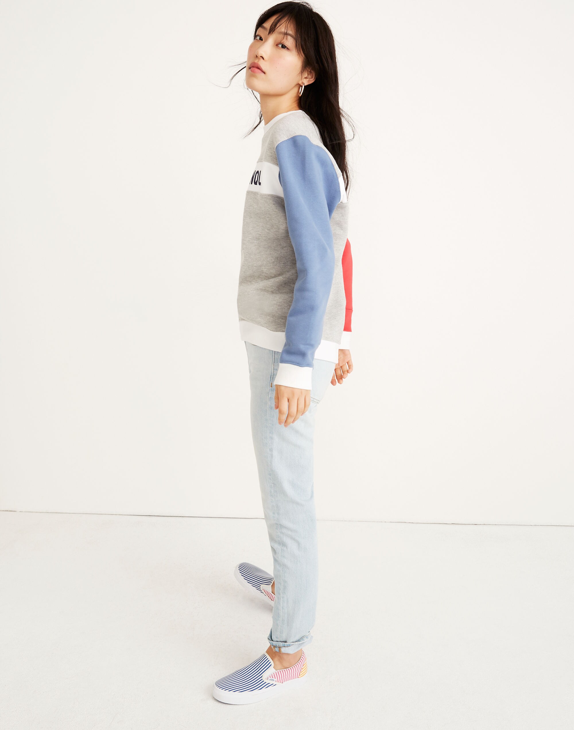 Madewell x Club Petanque&trade; Tricolore Sweatshirt