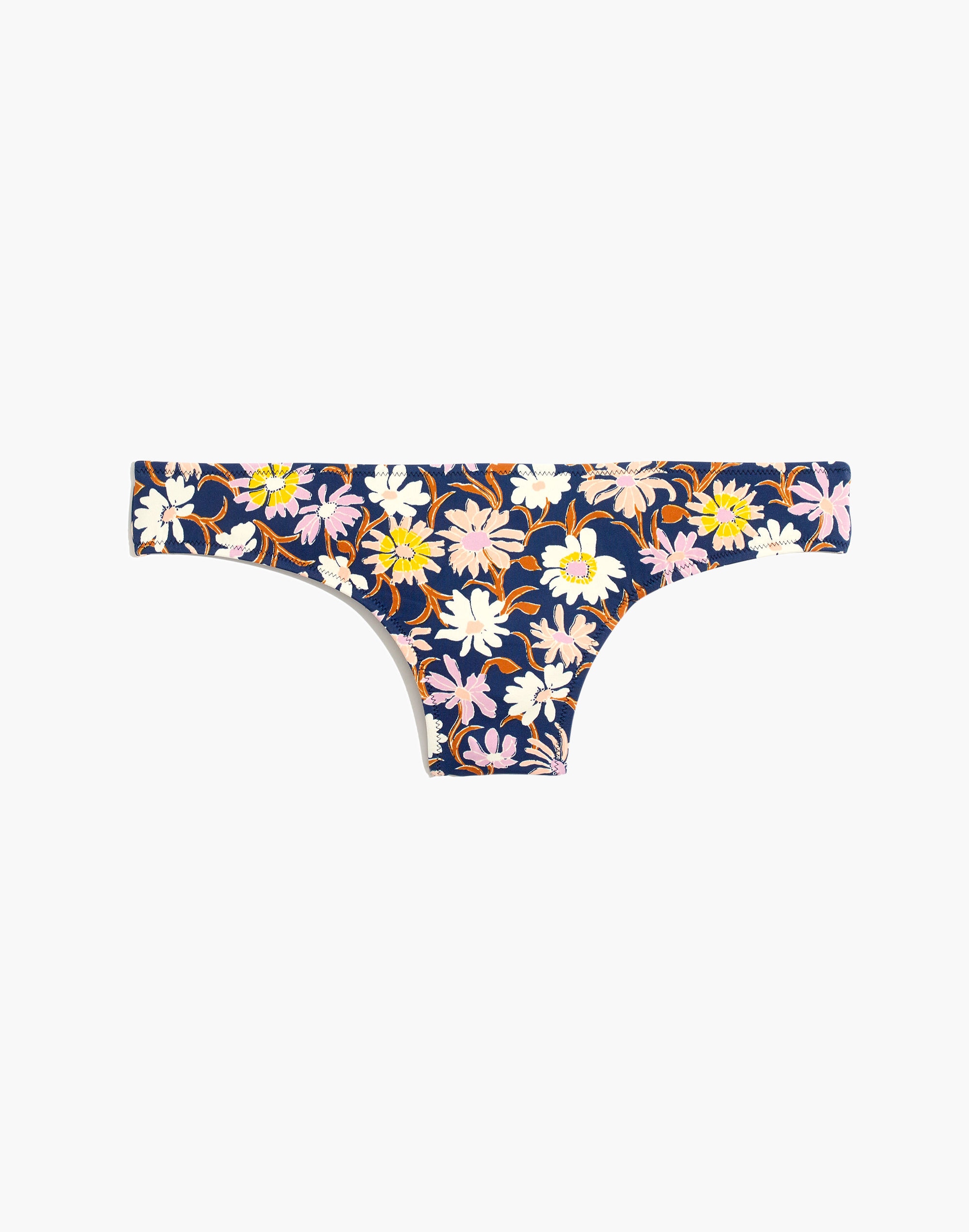 Madewell Second Wave Classic Bikini Bottom in Wildflower Garden