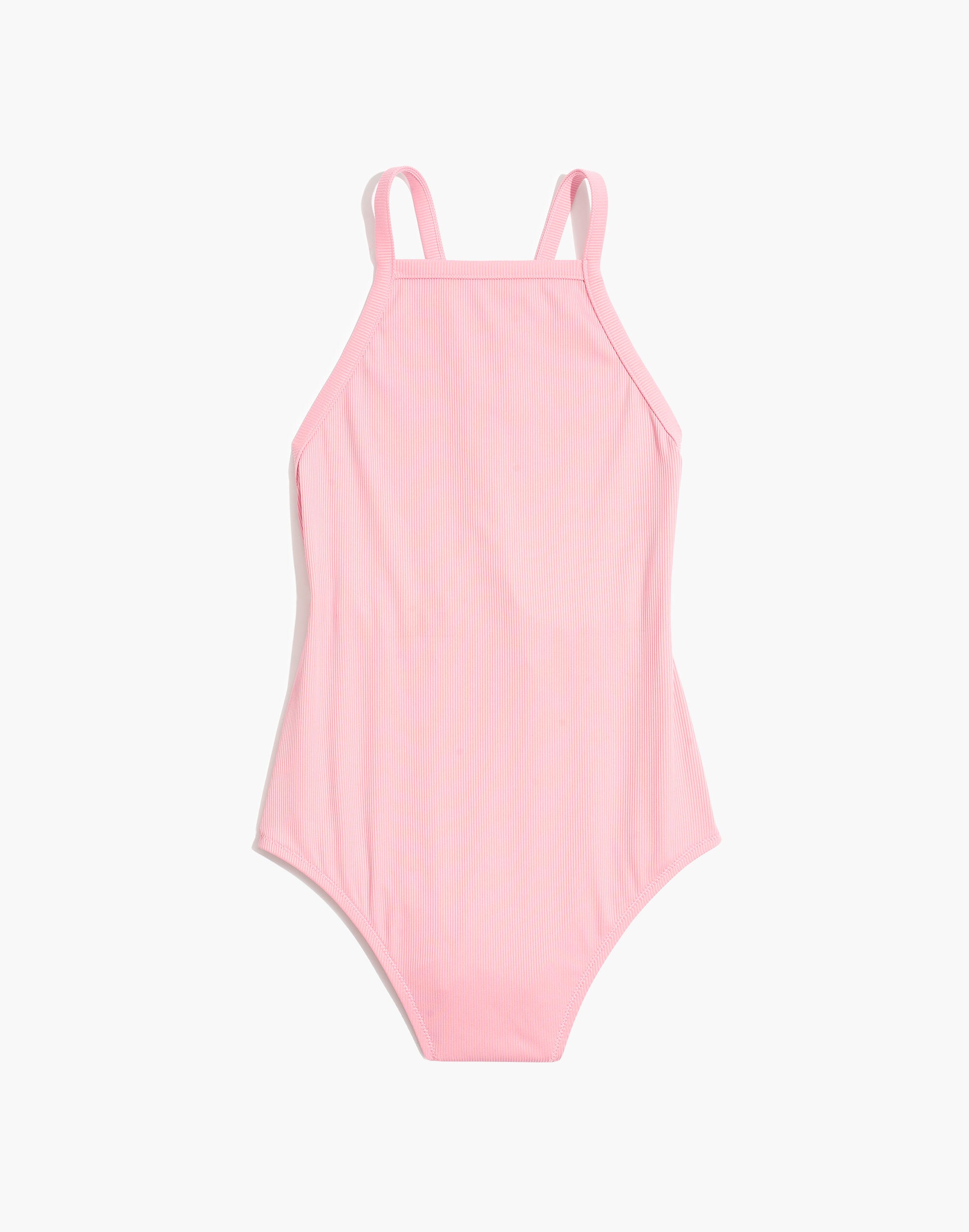 Madewell Second Wave Ribbed Racerback One-Piece Swimsuit