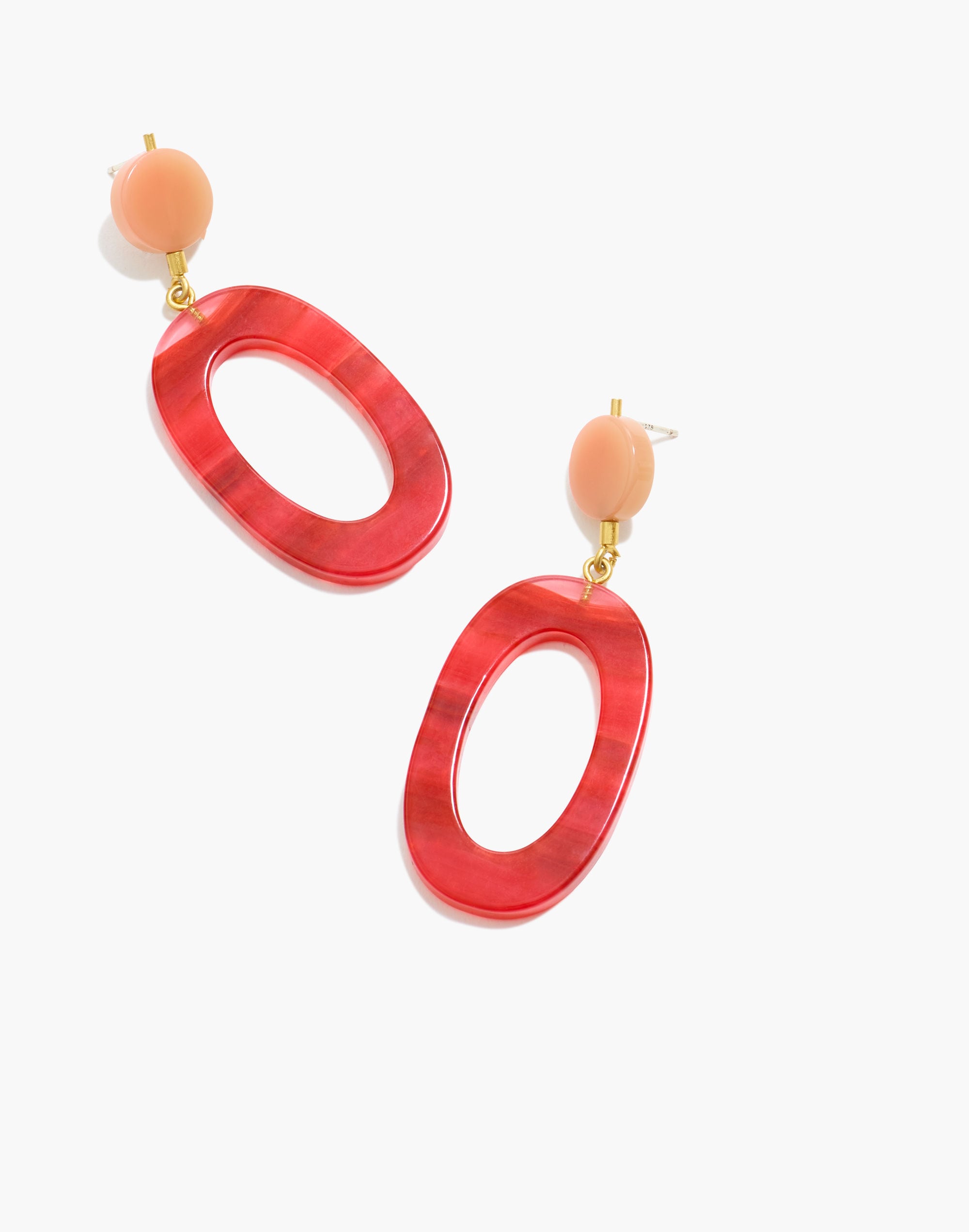 Oval Statement Earrings