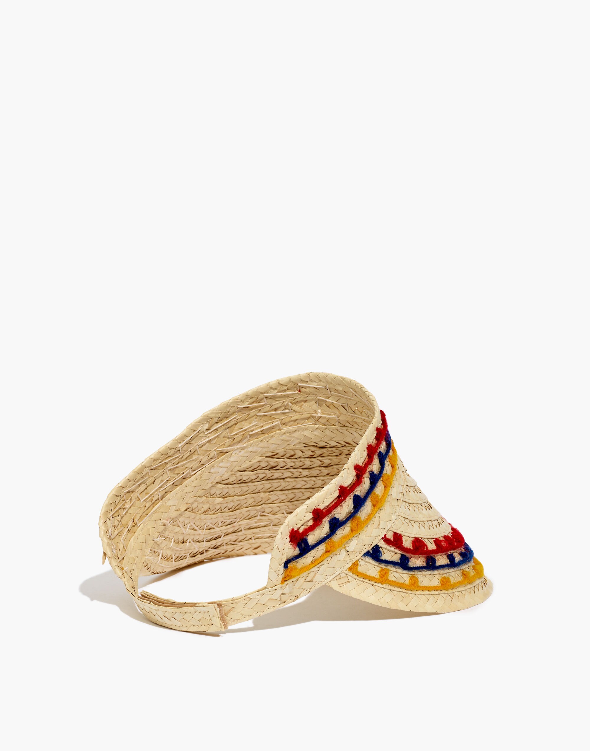 Brixton&reg; Bondi Embroidered Straw Visor