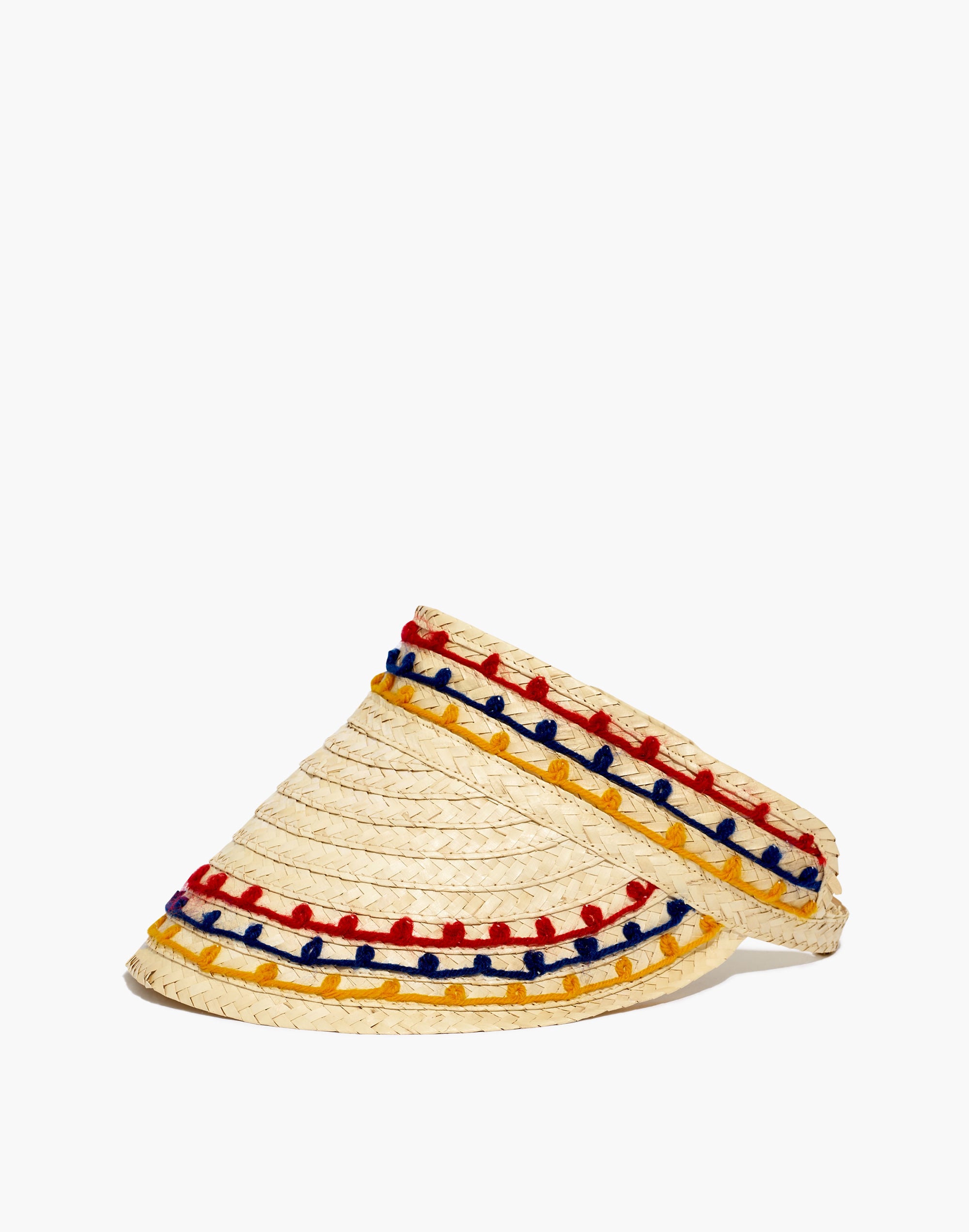 Brixton&reg; Bondi Embroidered Straw Visor