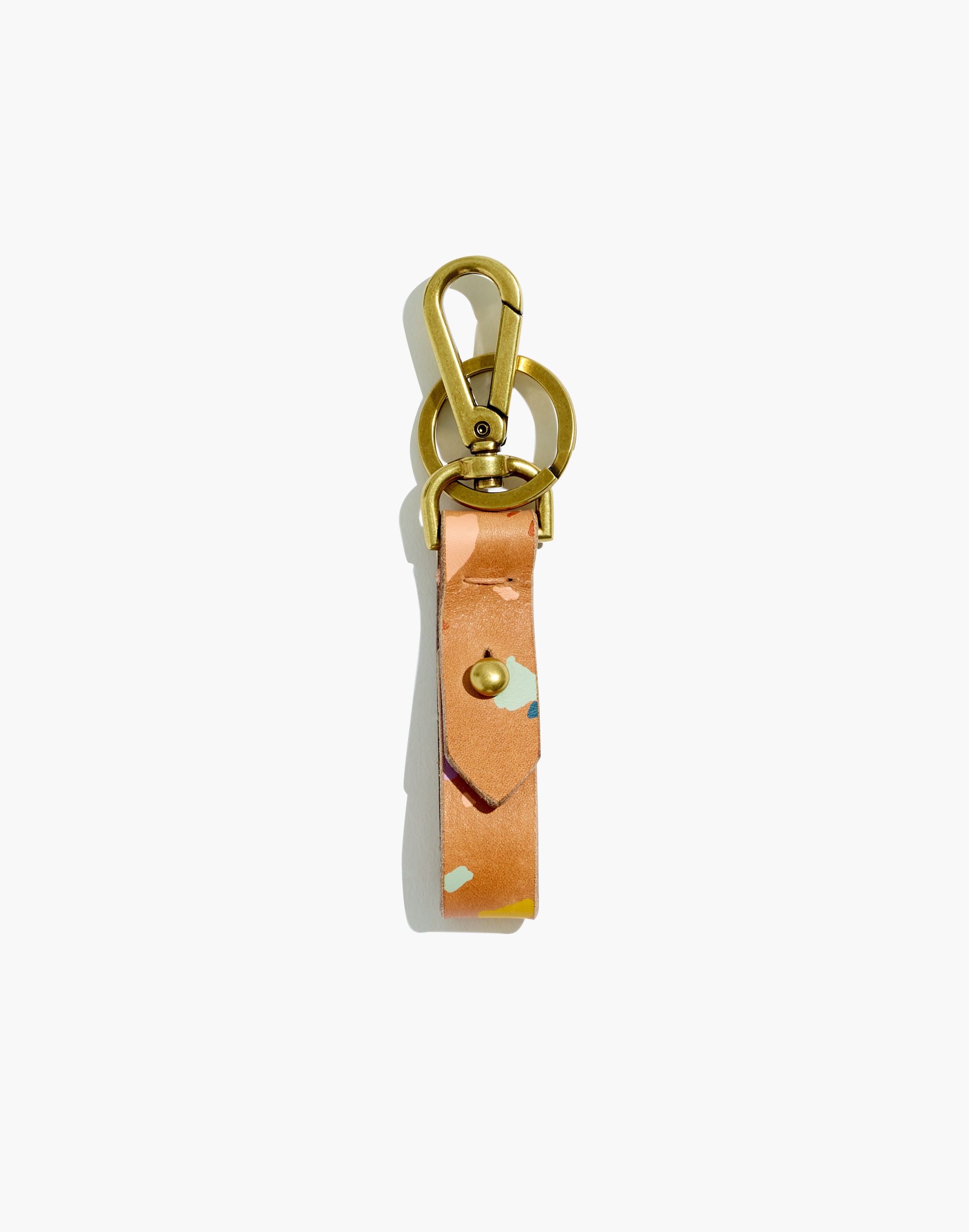 front door key fob in terrazzo