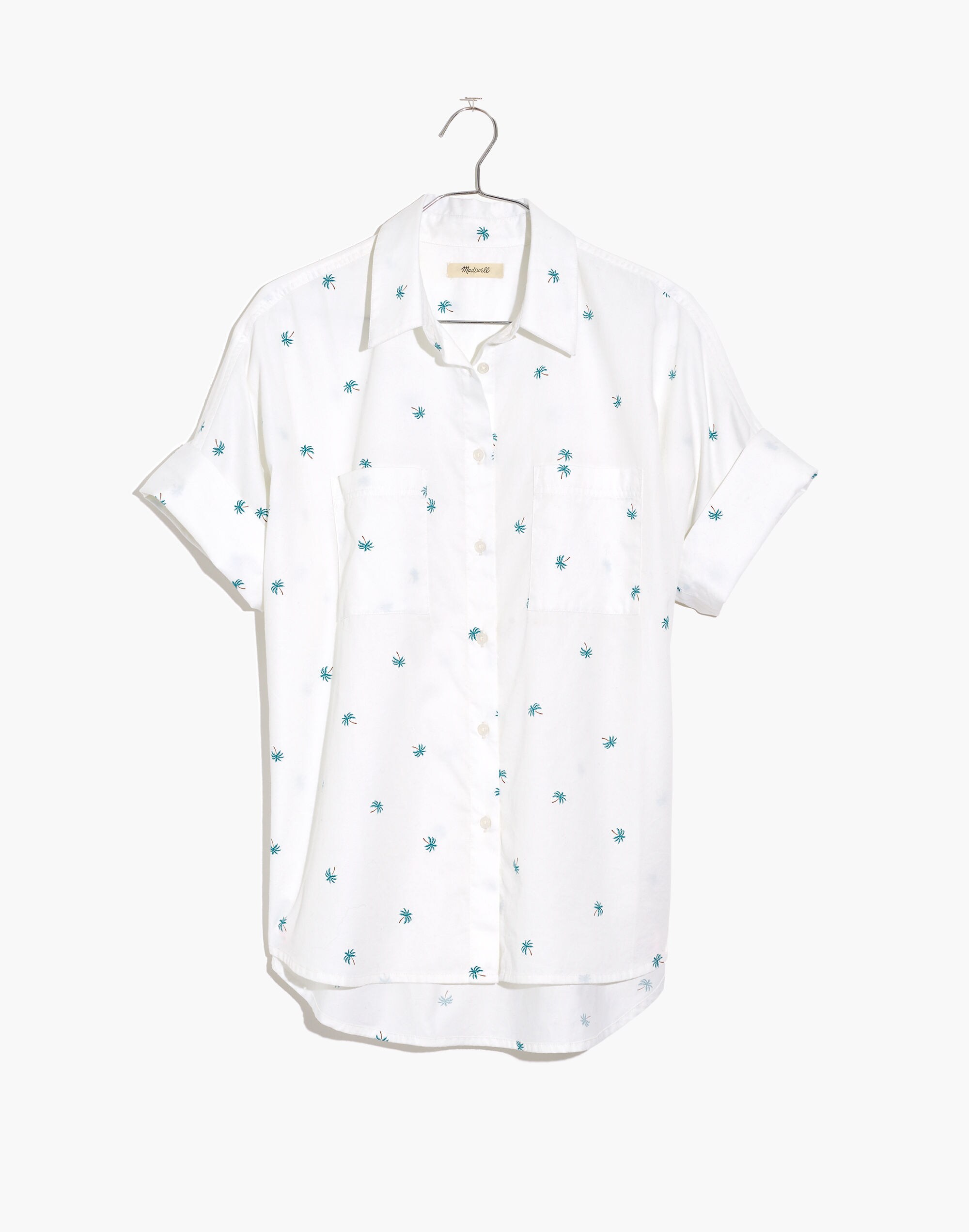 Courier Shirt in Palm Print