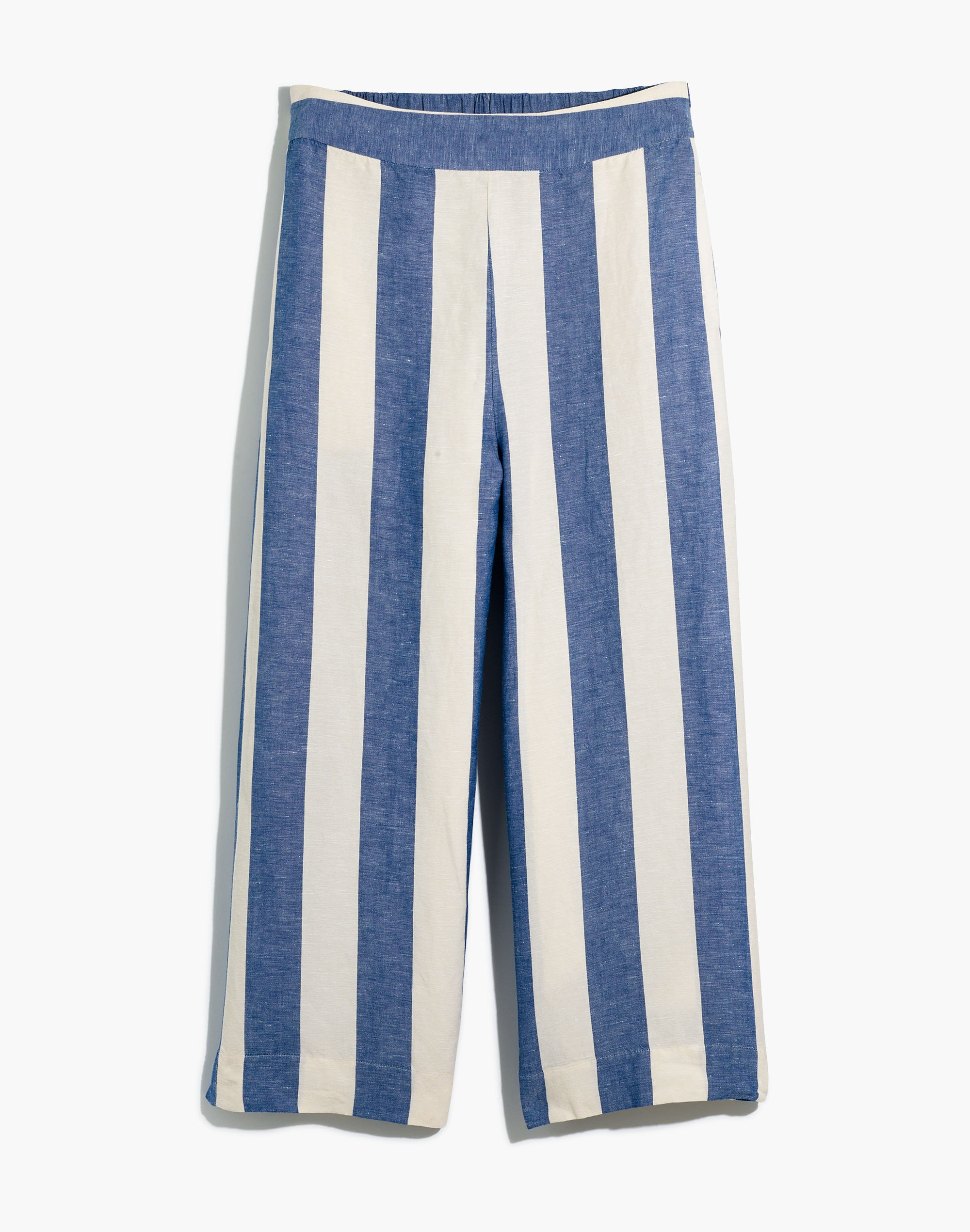Huston Pull-On Crop Pants in Stripe