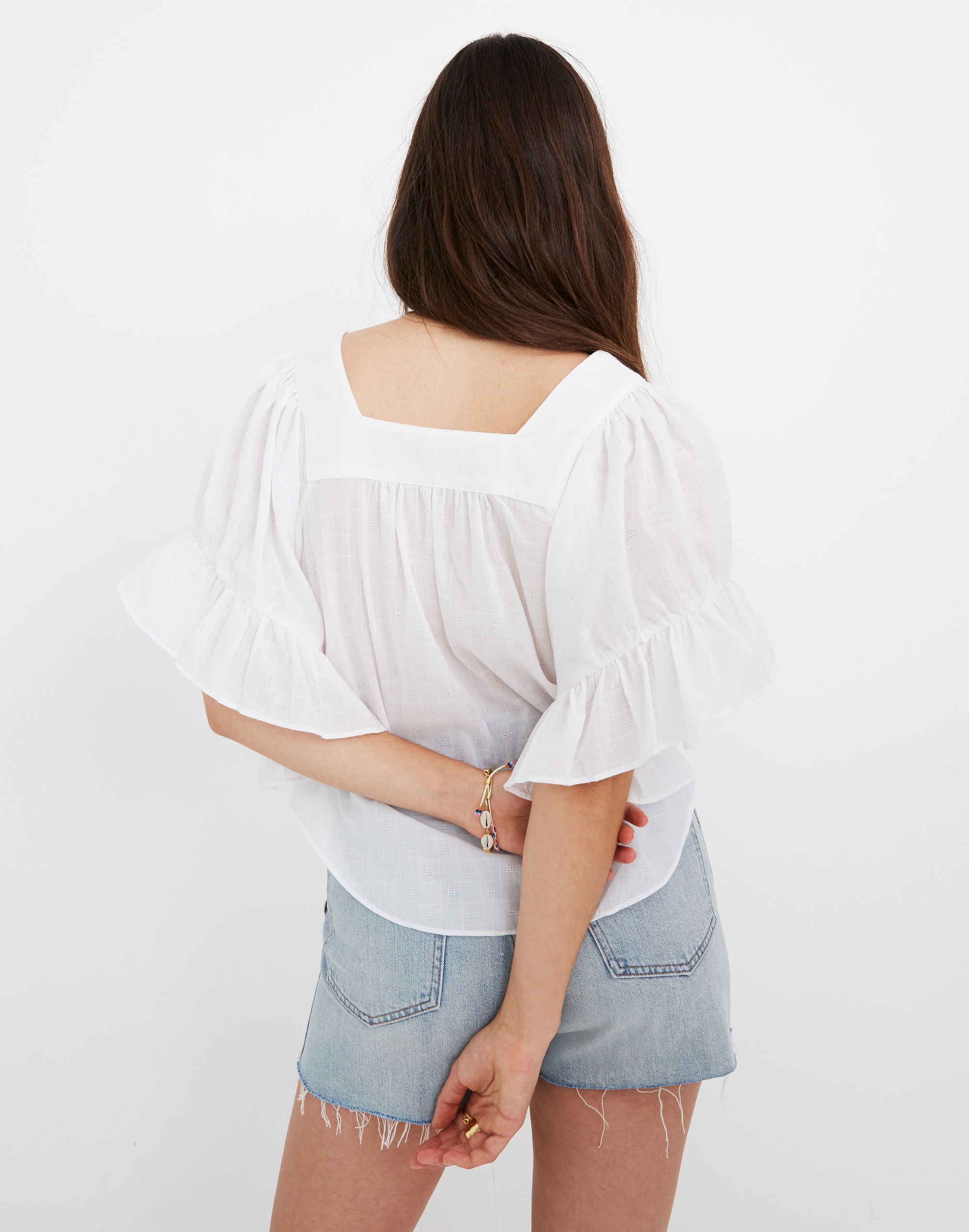 Flutter-Sleeve Butterfly Top