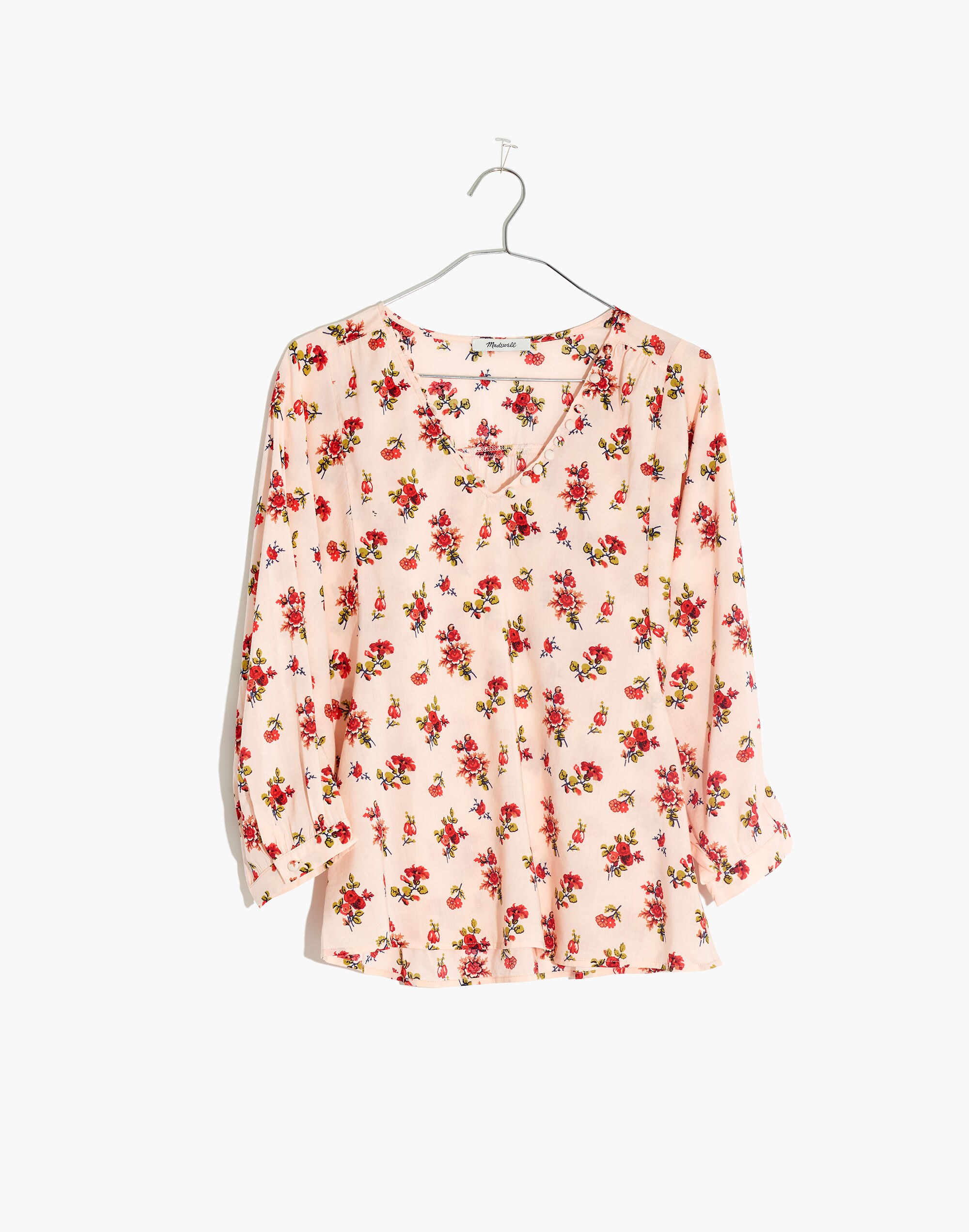 Raglan Peasant Top in Countryside Blooms