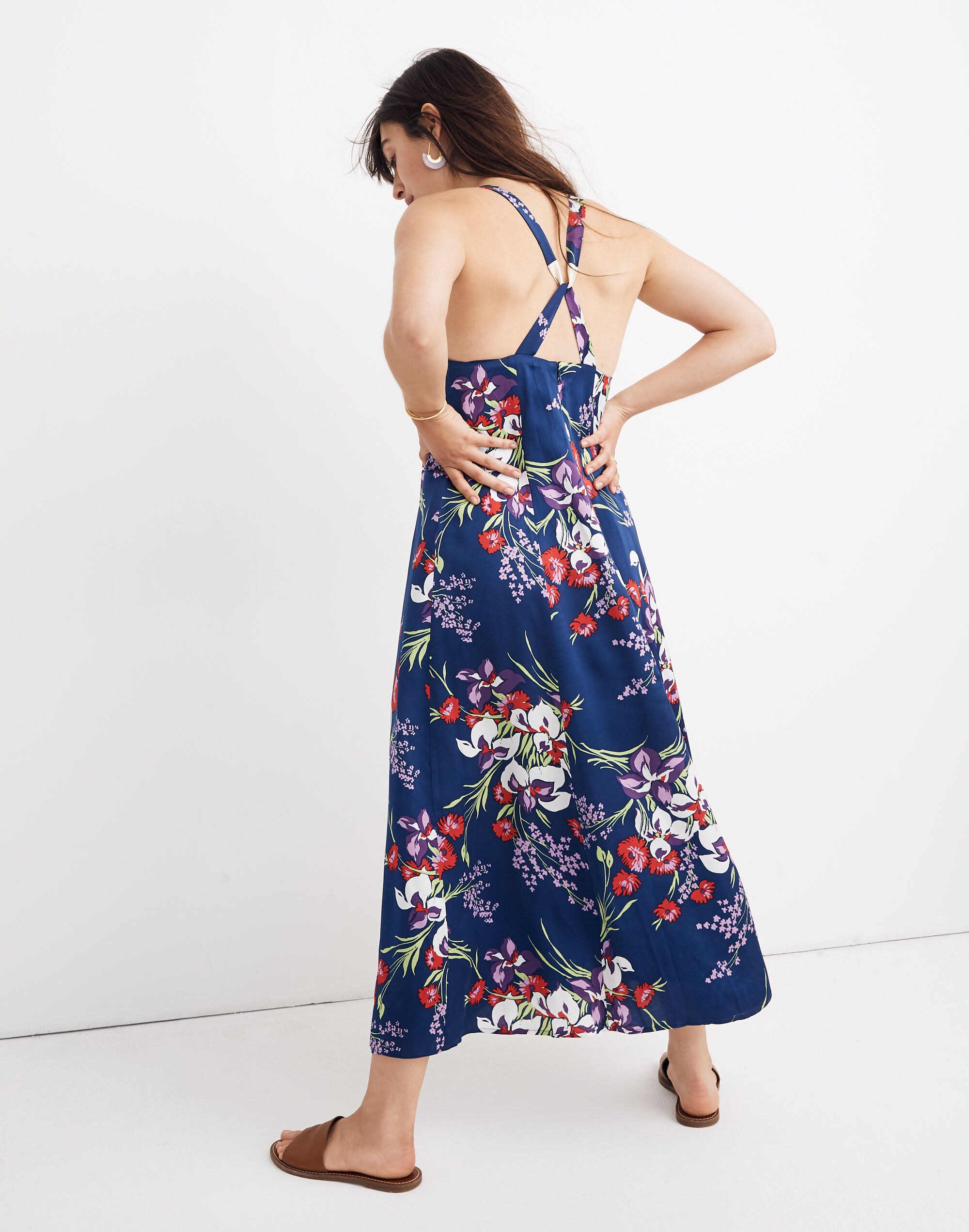 Cami Maxi Dress in Orchid Bouquet