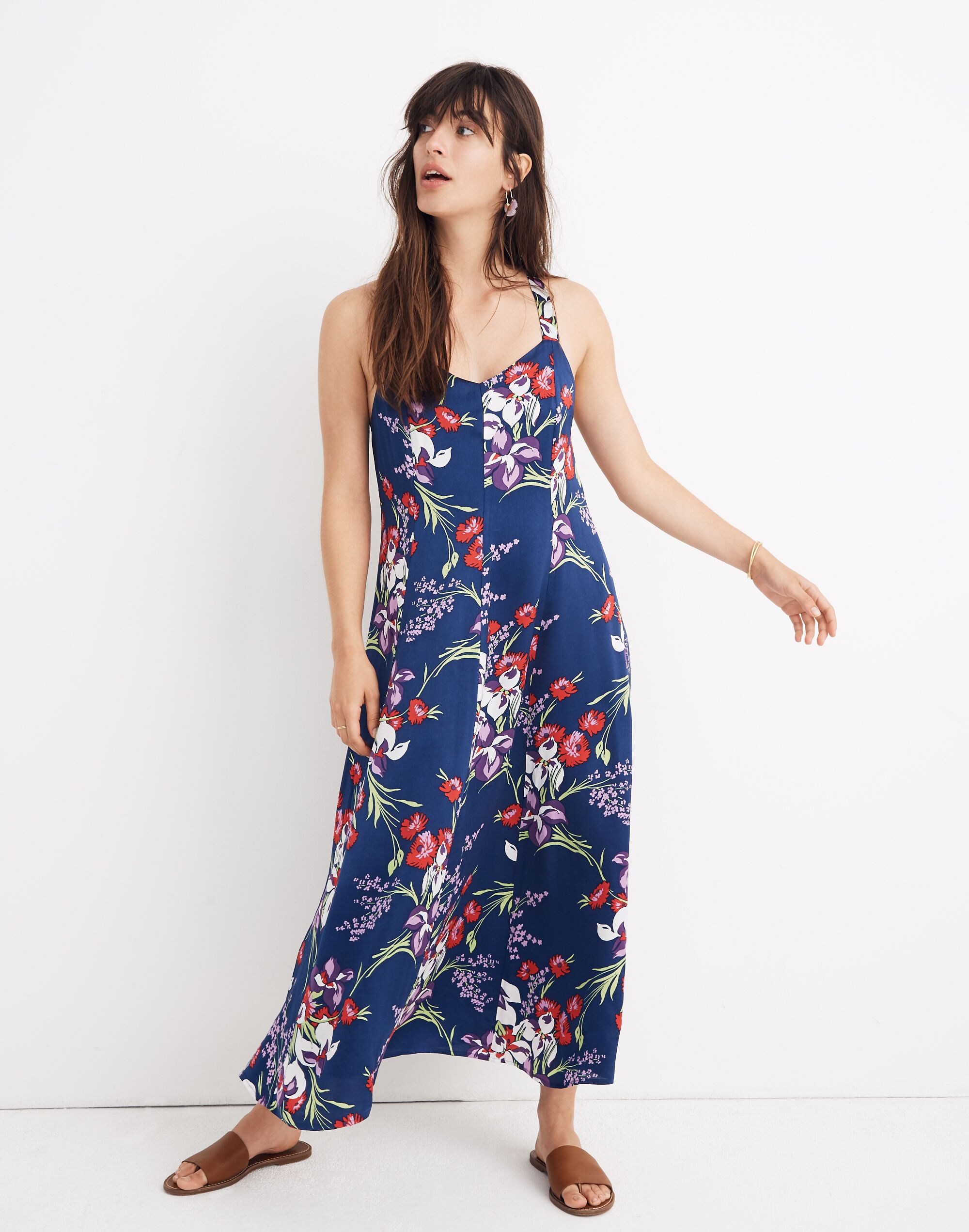 Cami Maxi Dress in Orchid Bouquet
