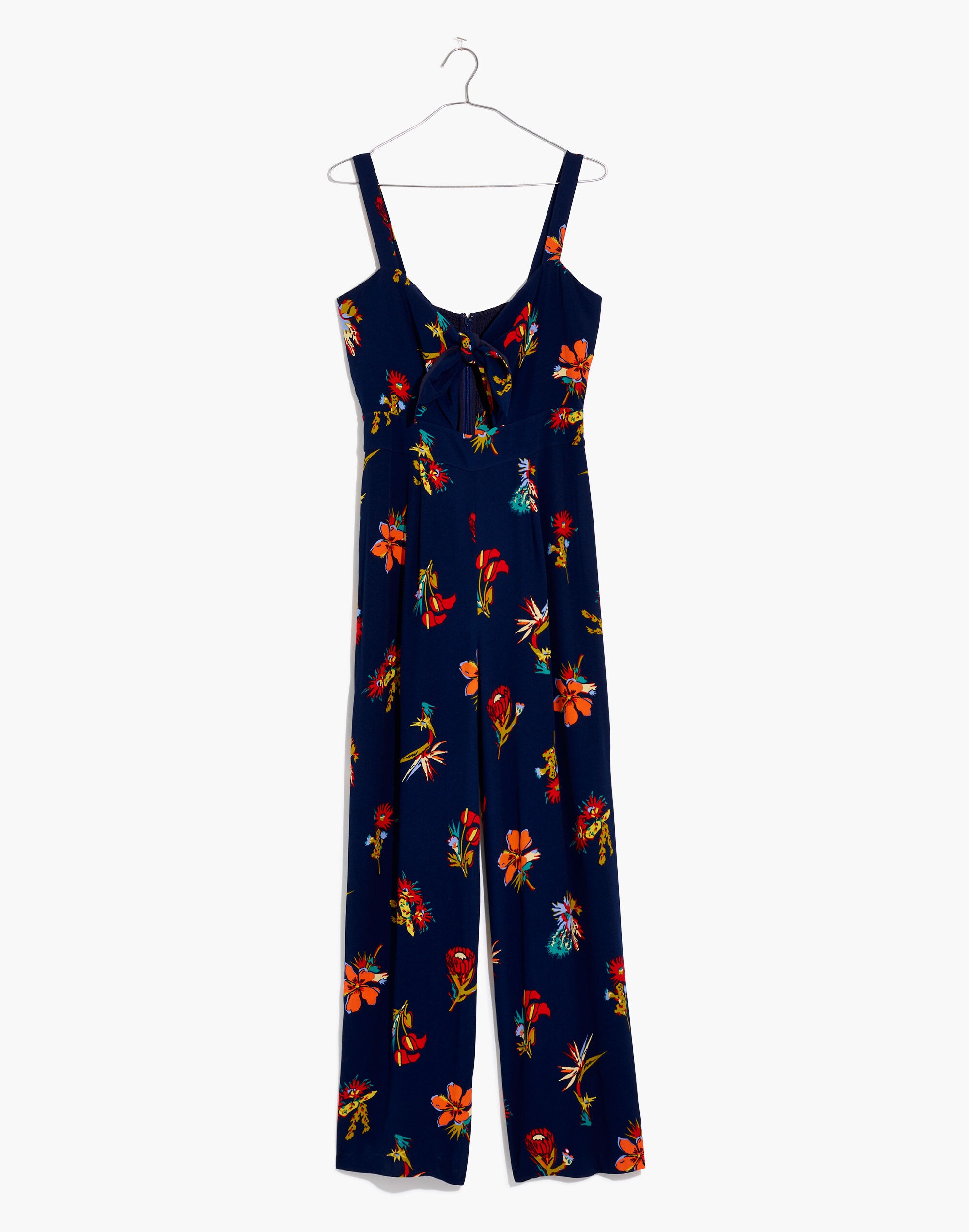 Plumeria Cutout Jumpsuit in Bird of Paradise