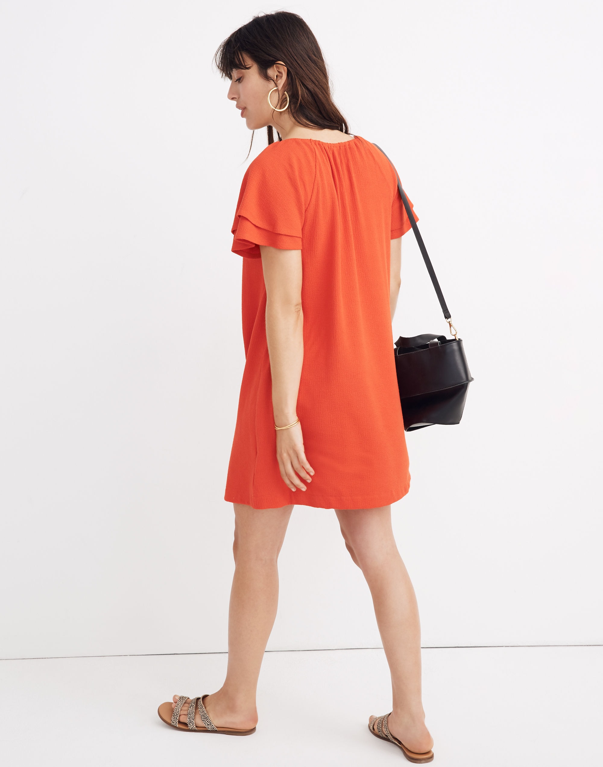 Texture &amp; Thread Tiered-Sleeve Dress