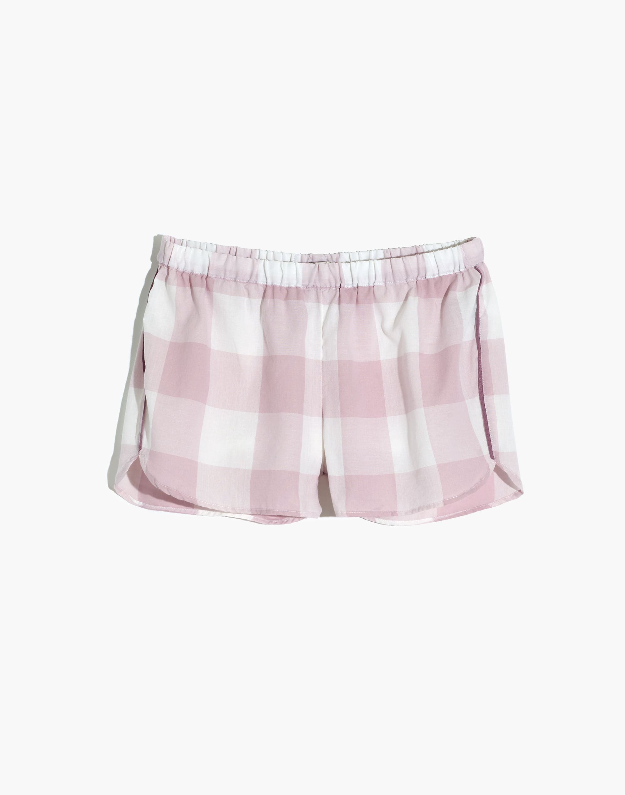 Bedtime Pajama Shorts in Lilac Gingham