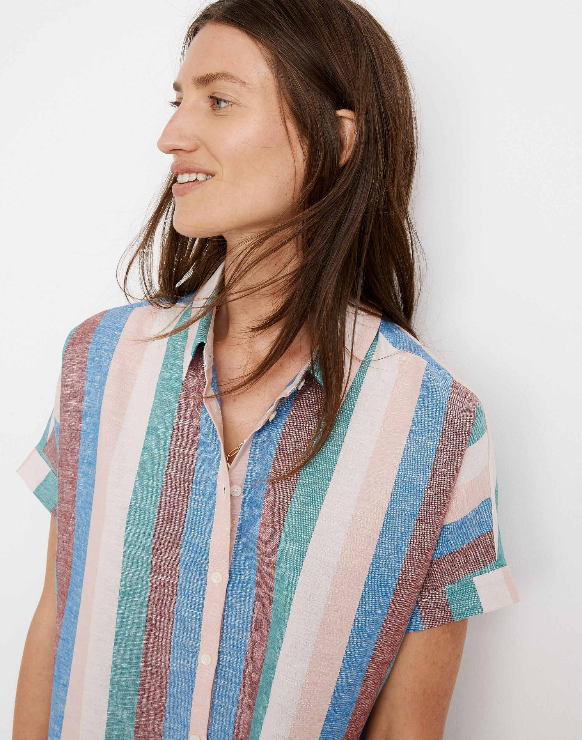 Central Shirtdress in Flagstaff Stripe