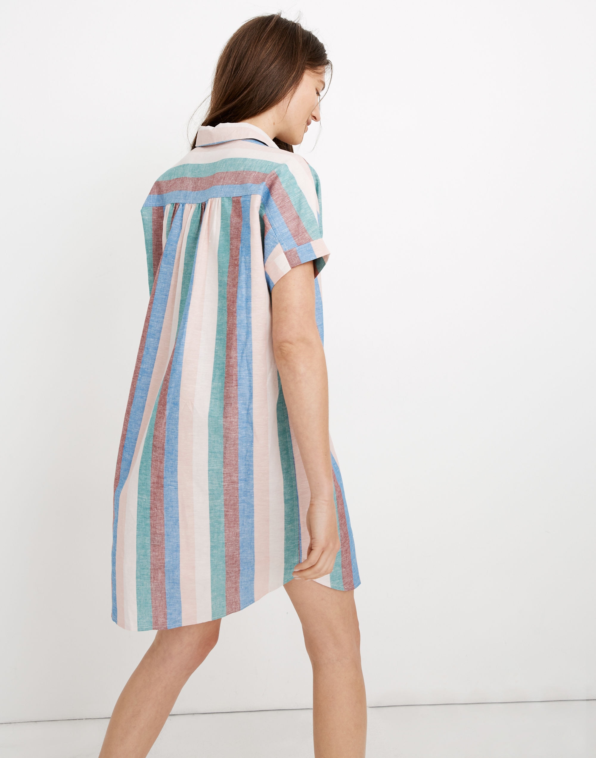 Central Shirtdress in Flagstaff Stripe
