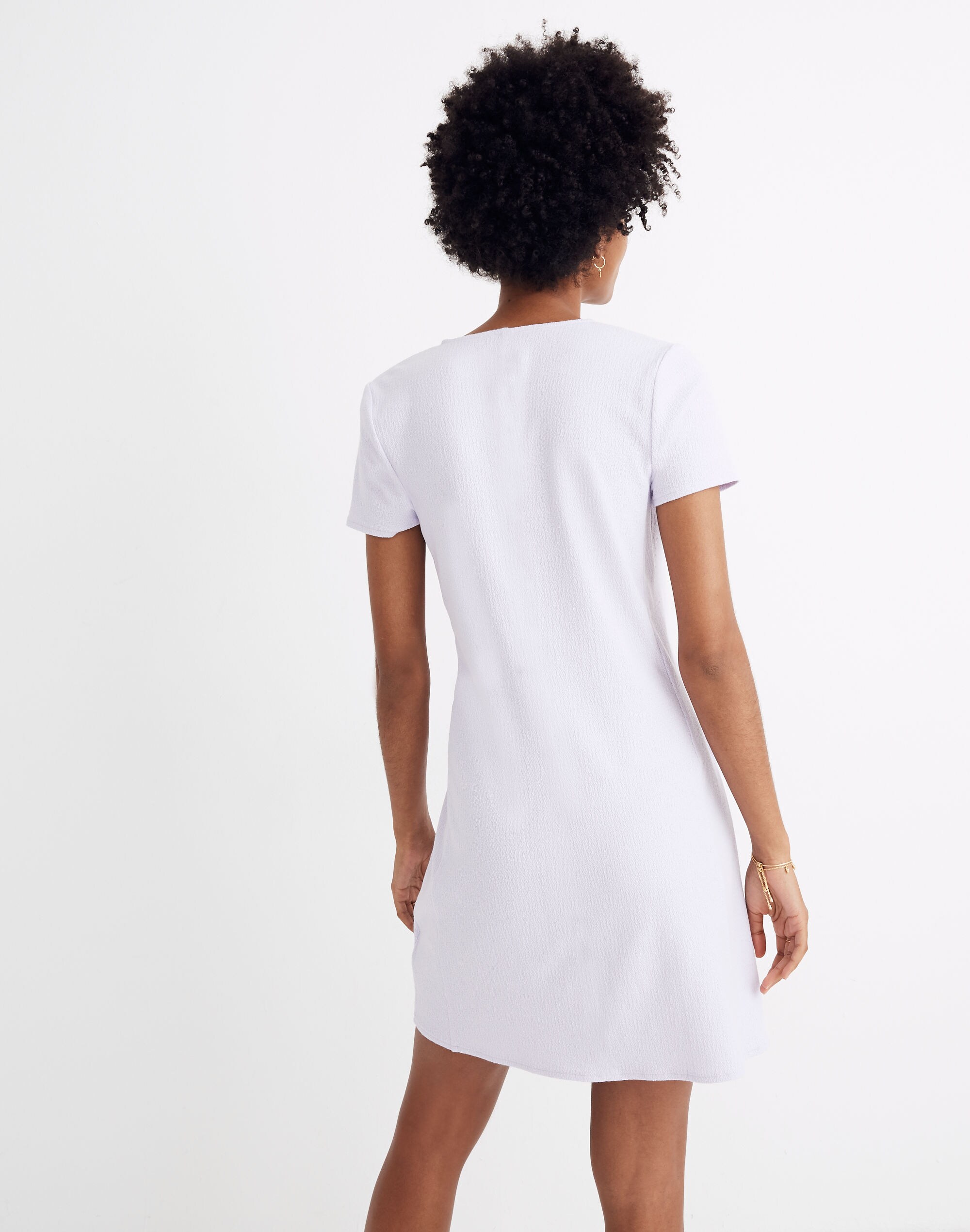 Texture &amp; Thread Short-Sleeve Side-Tie Dress