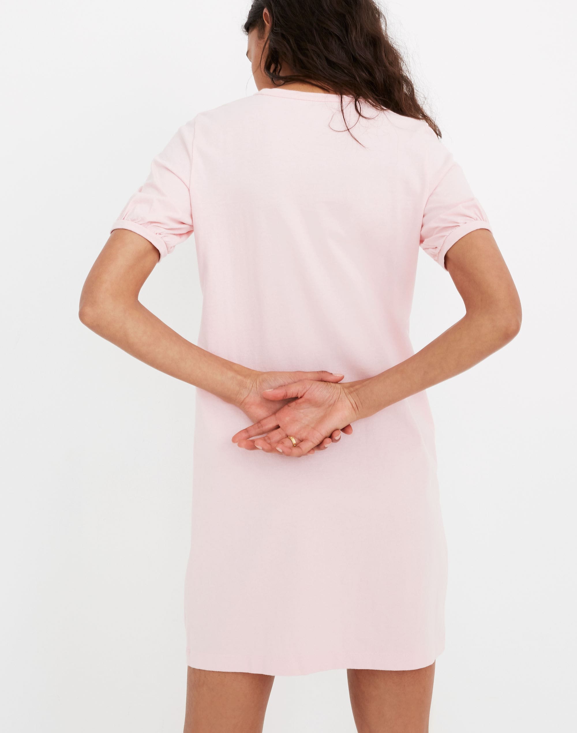 Puff-Sleeve Tee Dress