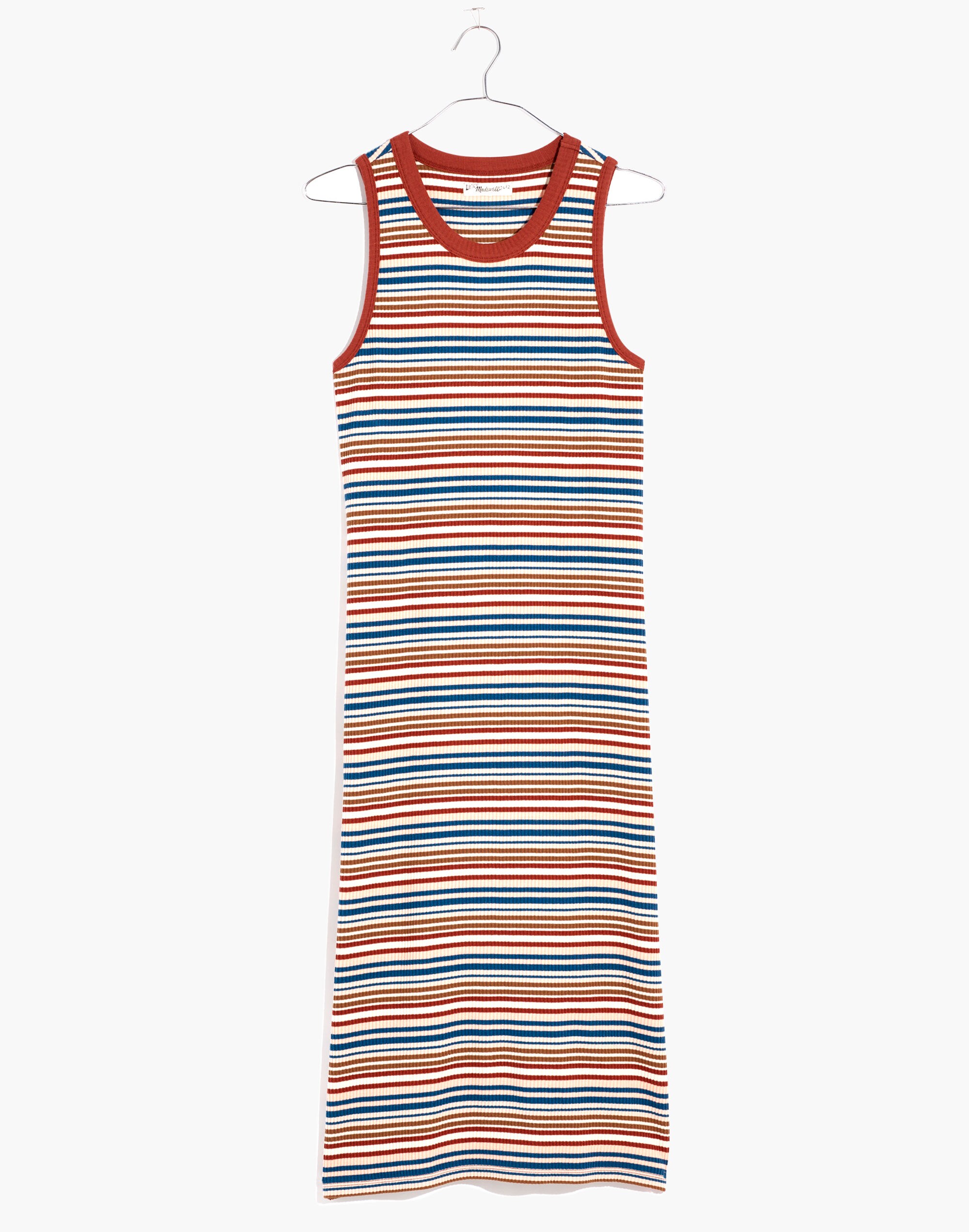 Striped Tank Midi Dress