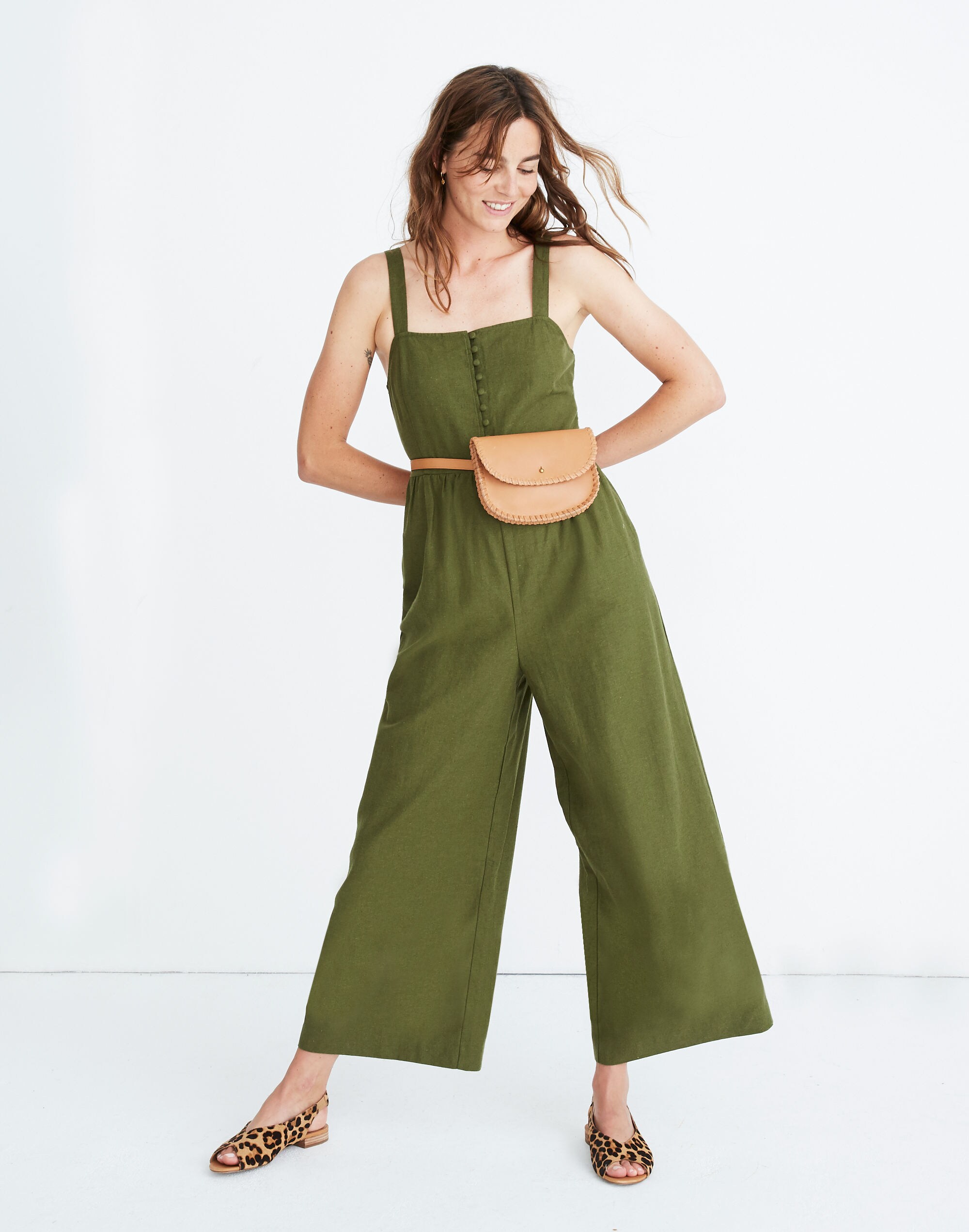 Button-Down Jumpsuit