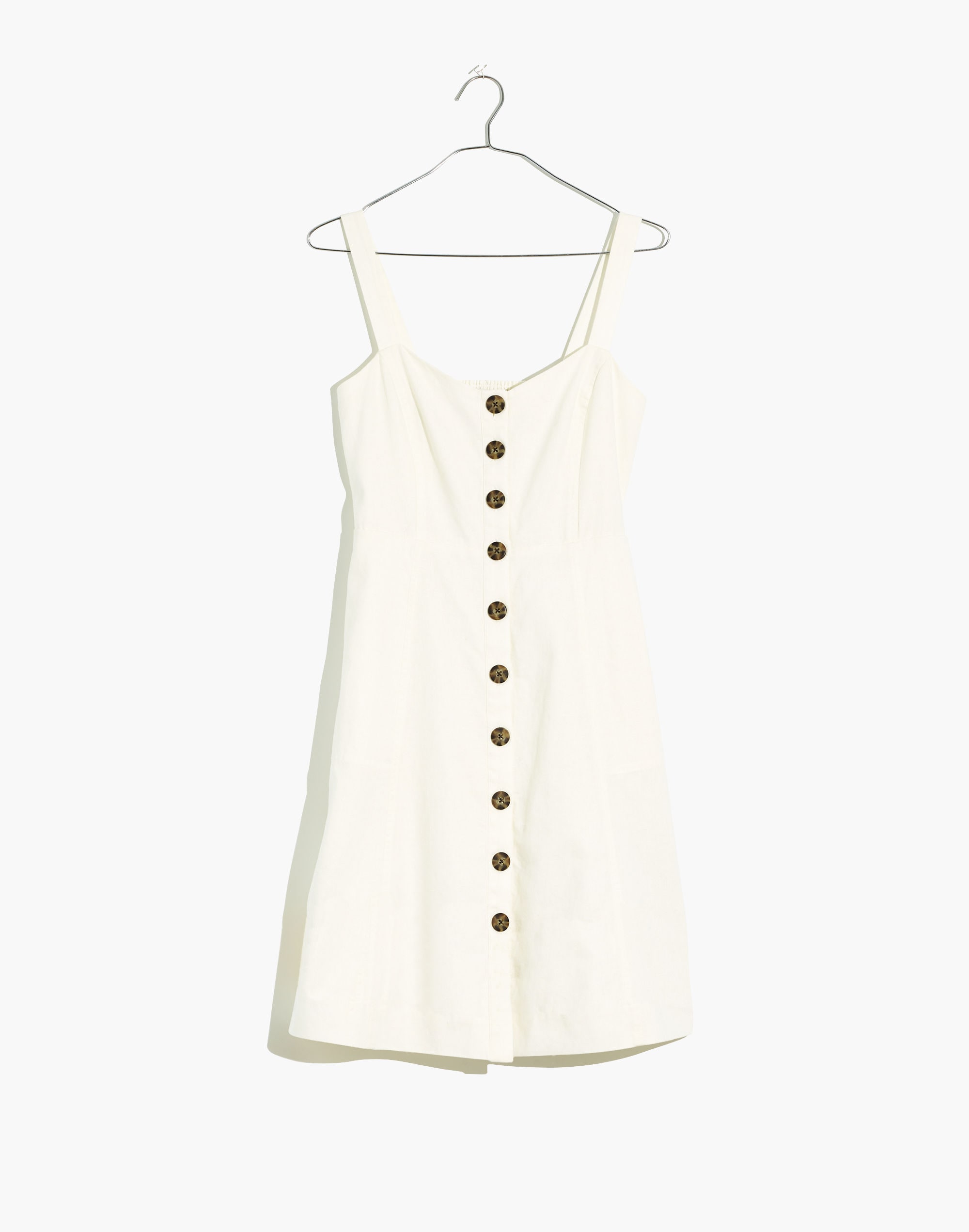 Button-Front Tank Dress