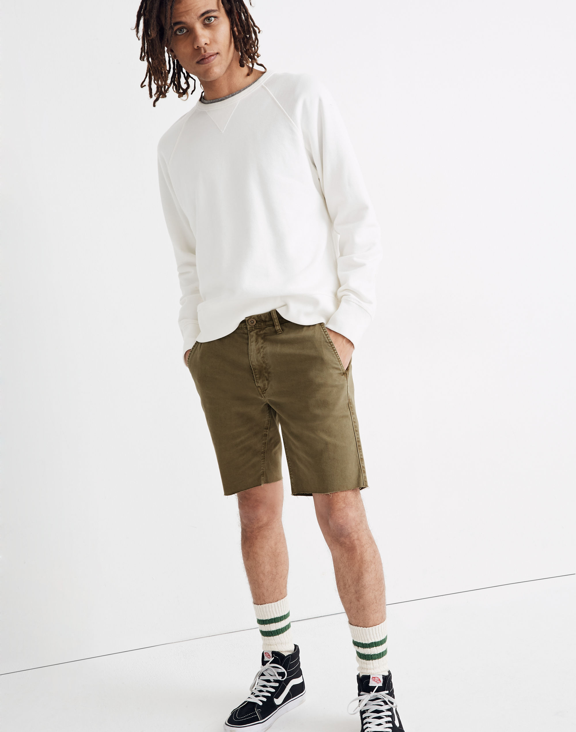 9" Chino Shorts: Raw-Hemmed Edition