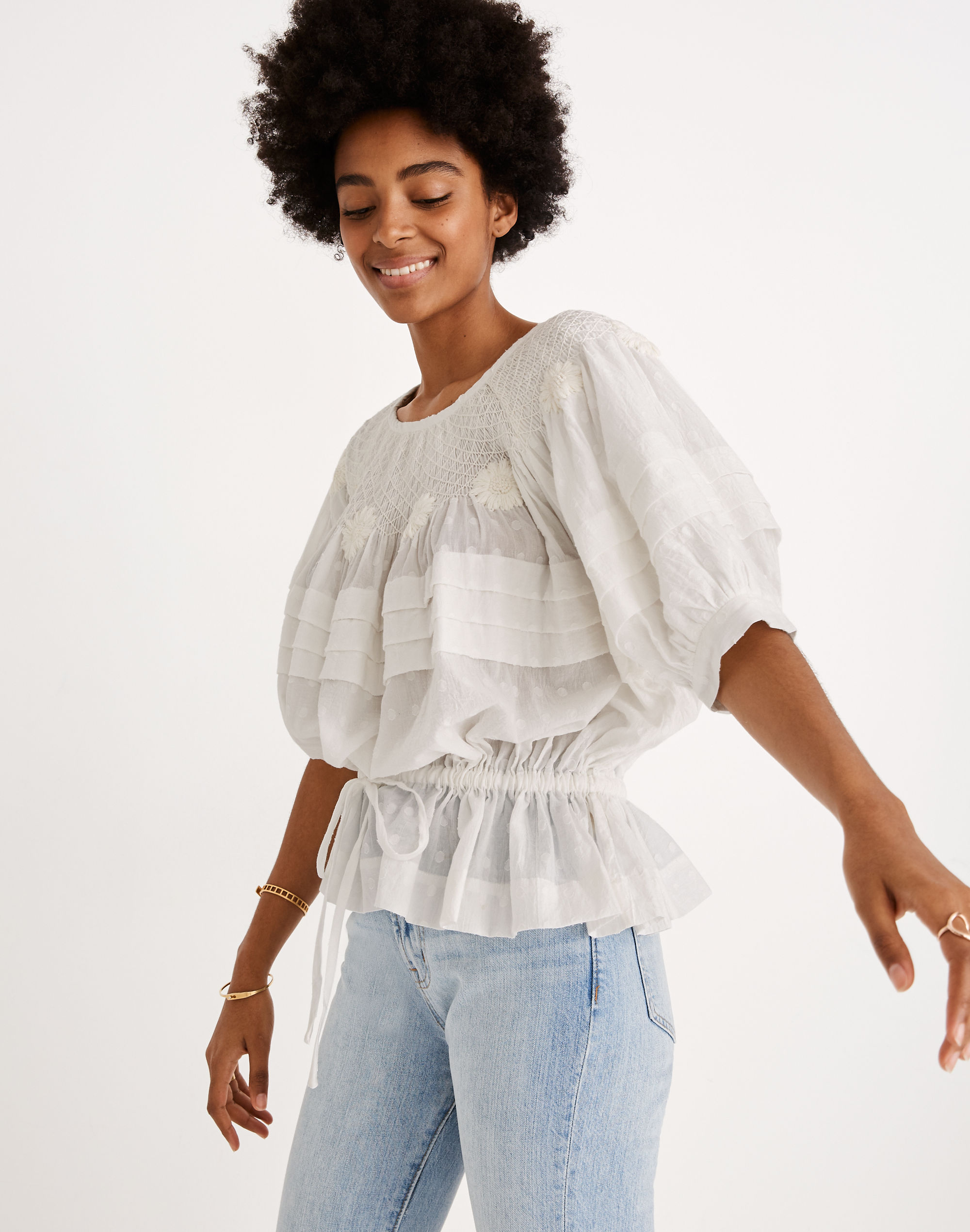 Innika Choo Nori Grets Smocked Top