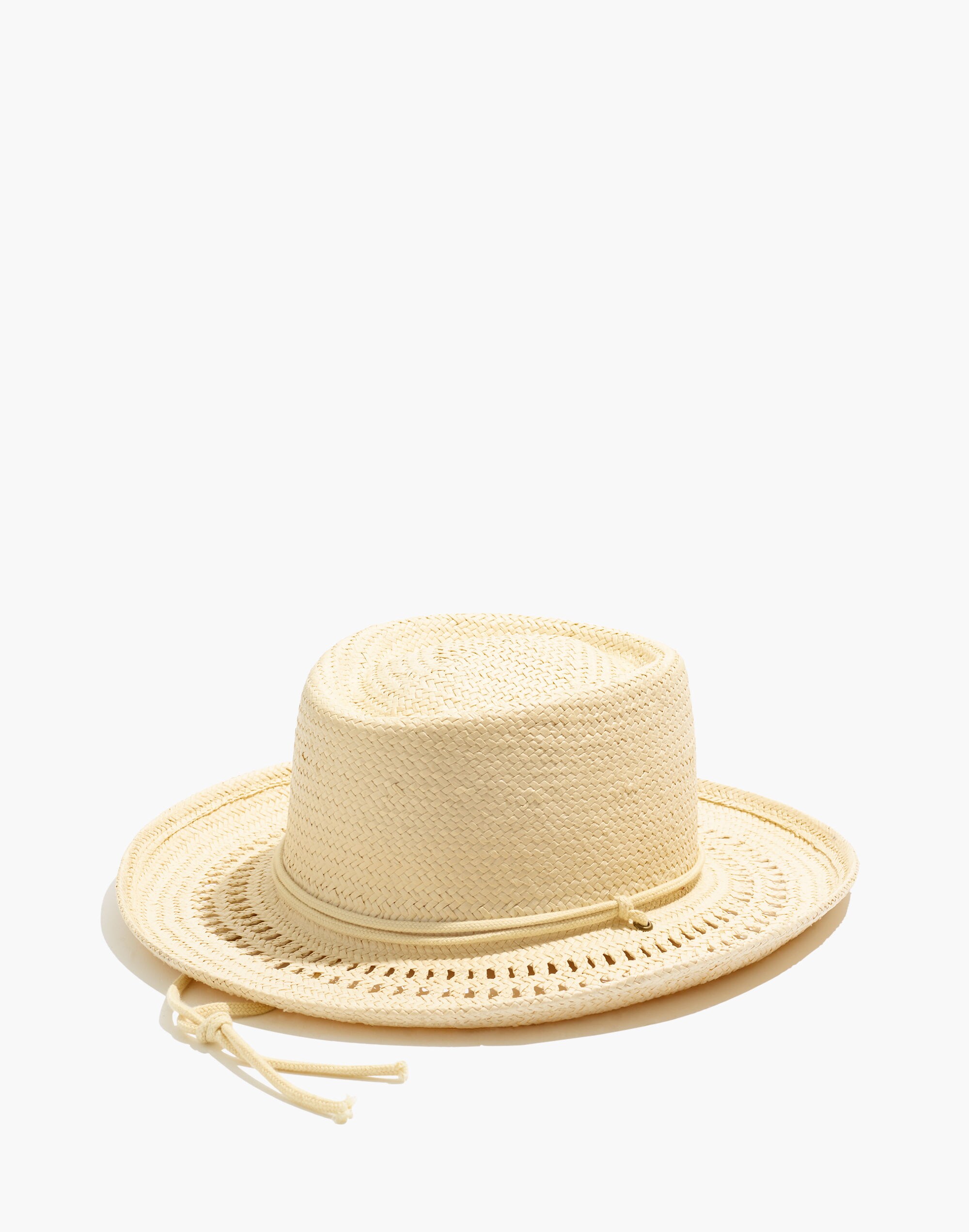 madewell x biltmore&reg; curved-brim straw hat