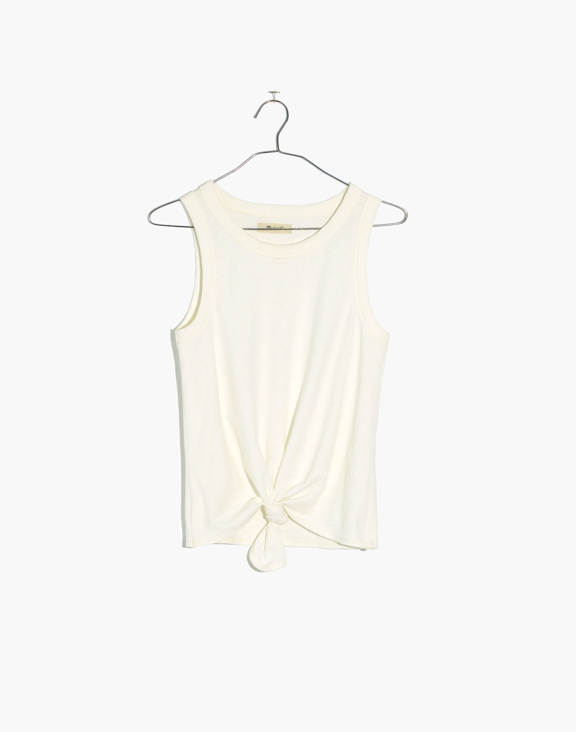 Audio Knot-Front Tank Top