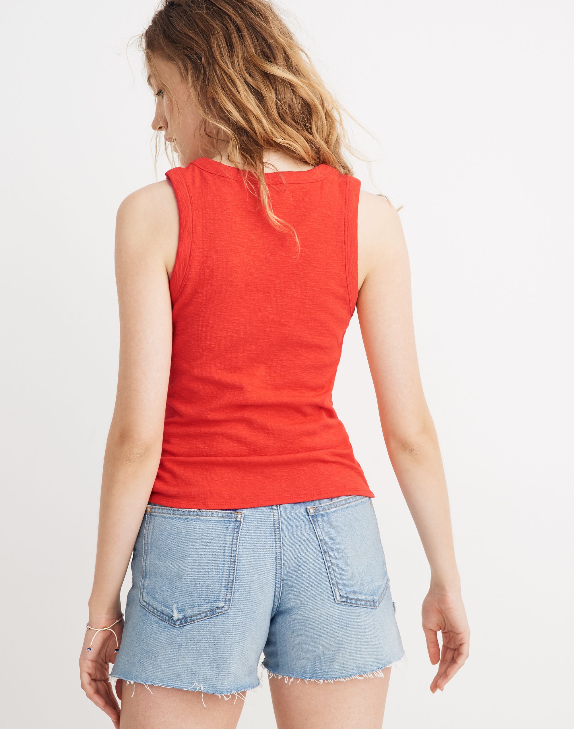 Audio Knot-Front Tank Top