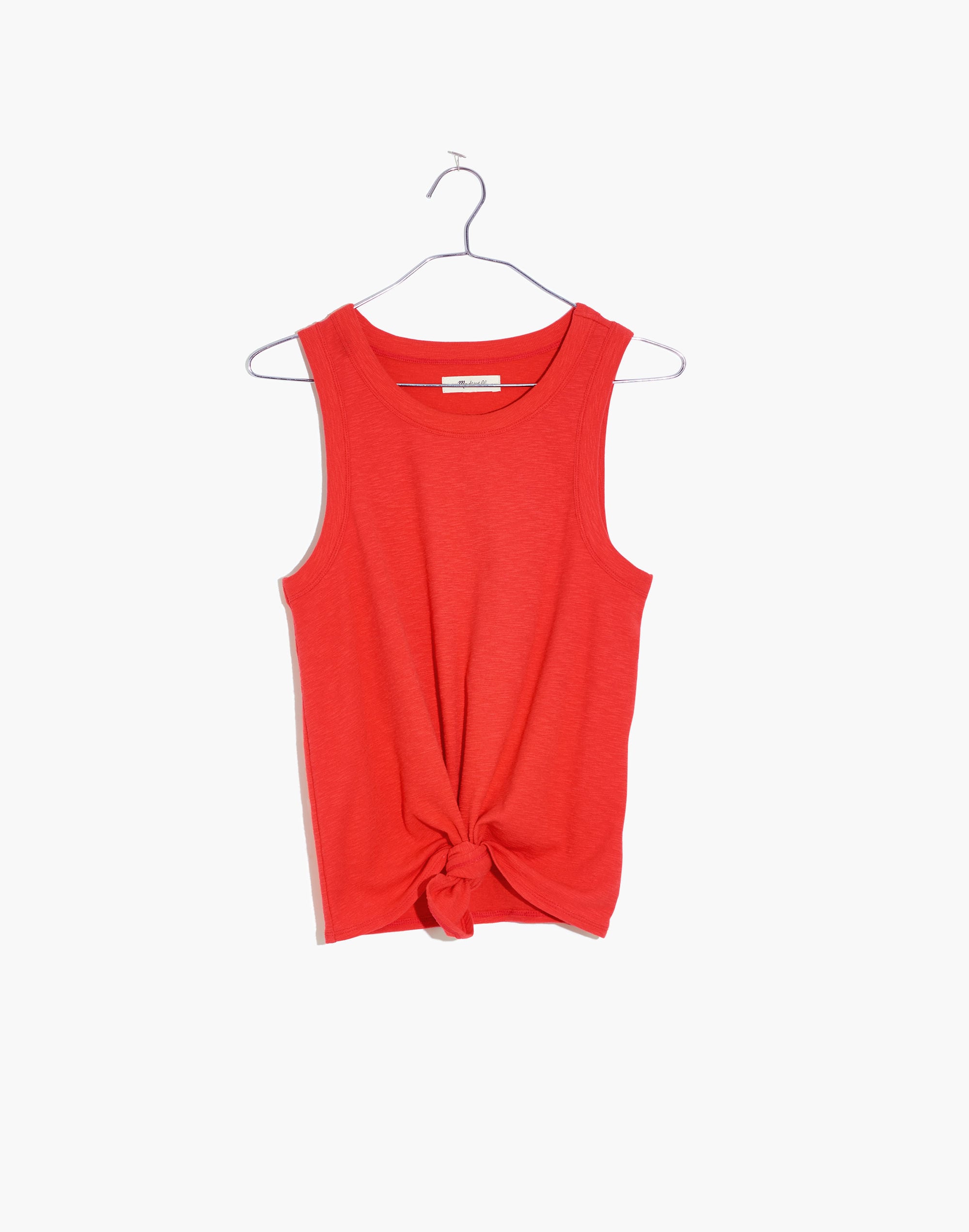 Audio Knot-Front Tank Top