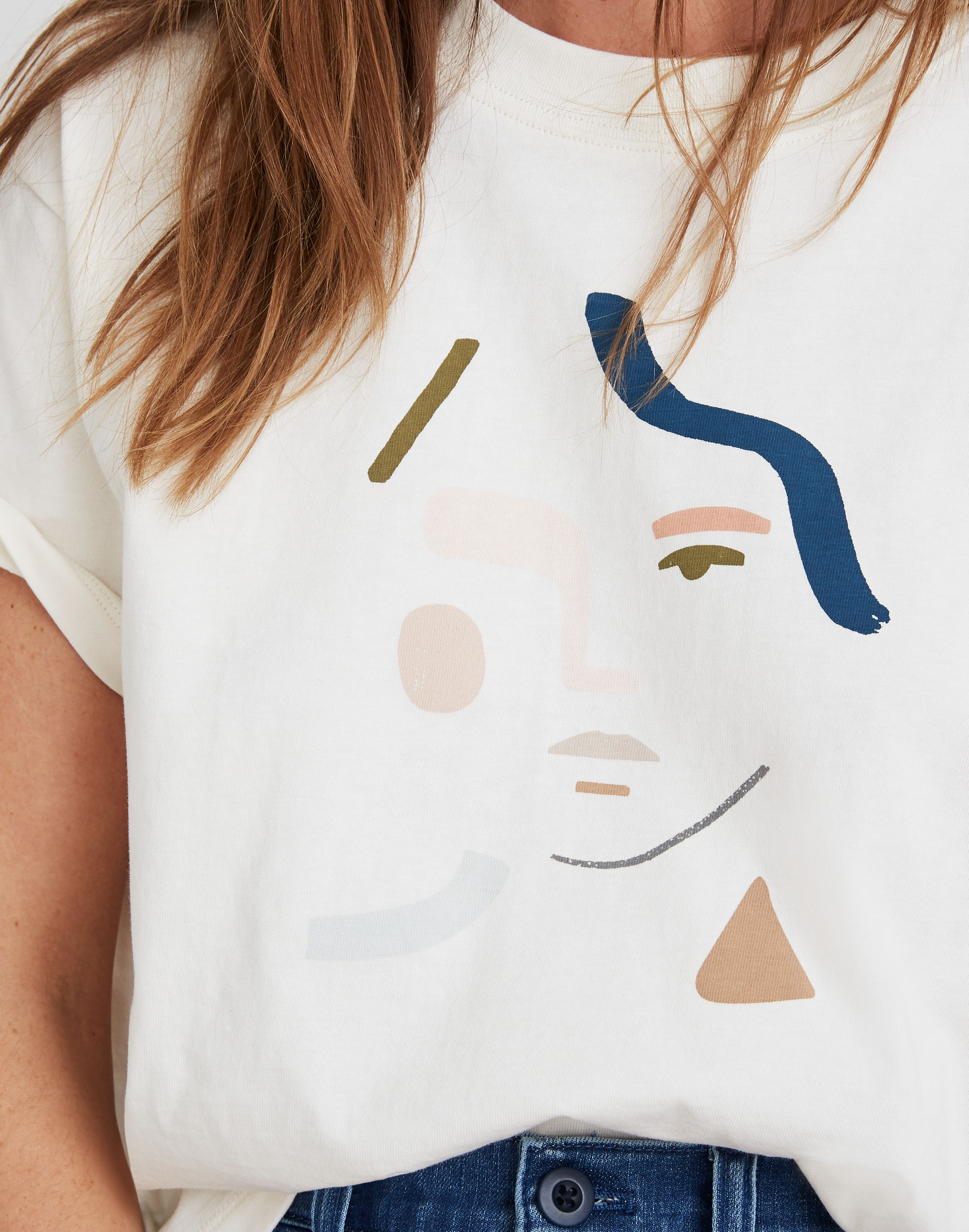 Madewell in Residence x Kit Agar Easy Crop Tee