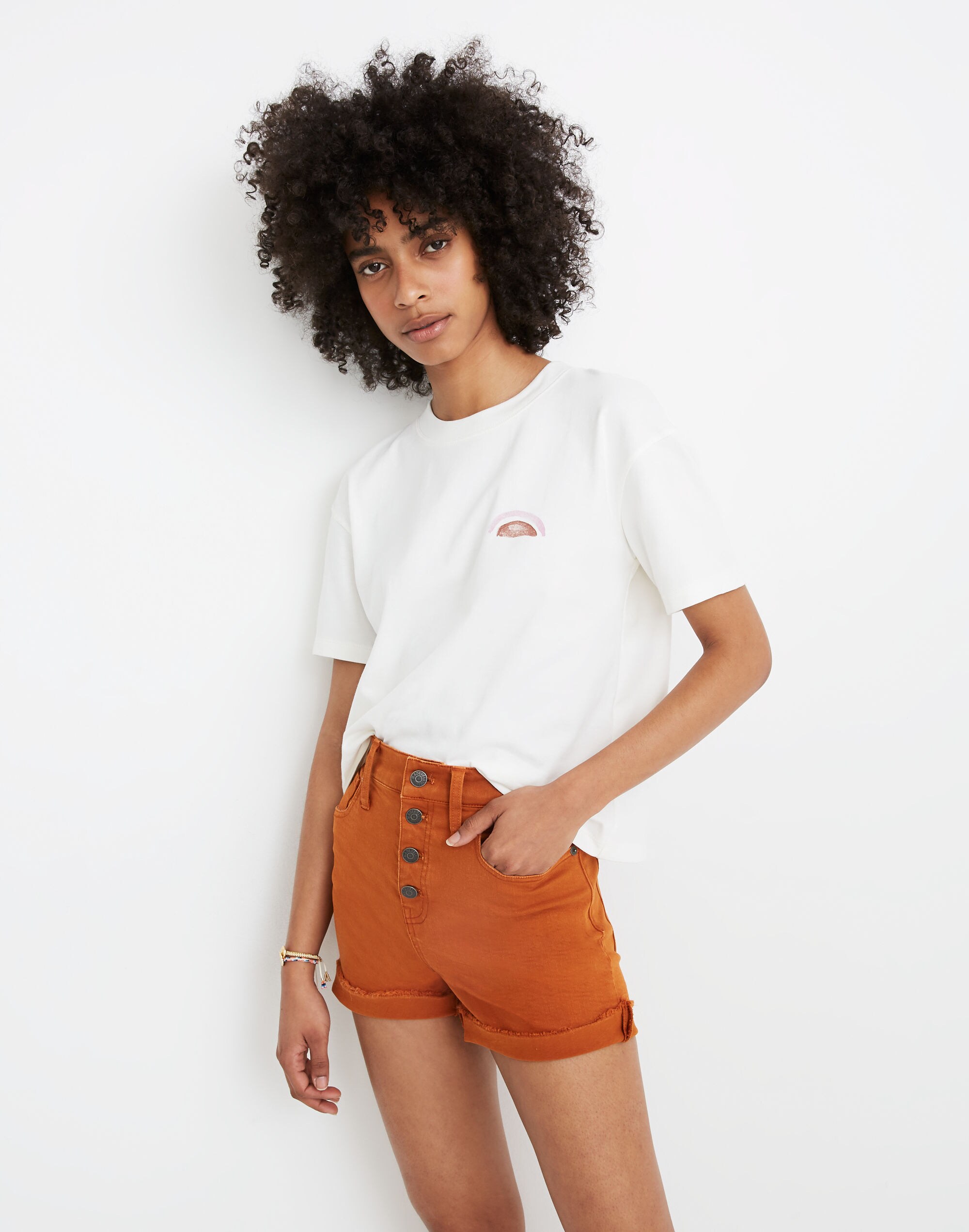Madewell in Residence x Ohkii Studio Easy Crop Tee