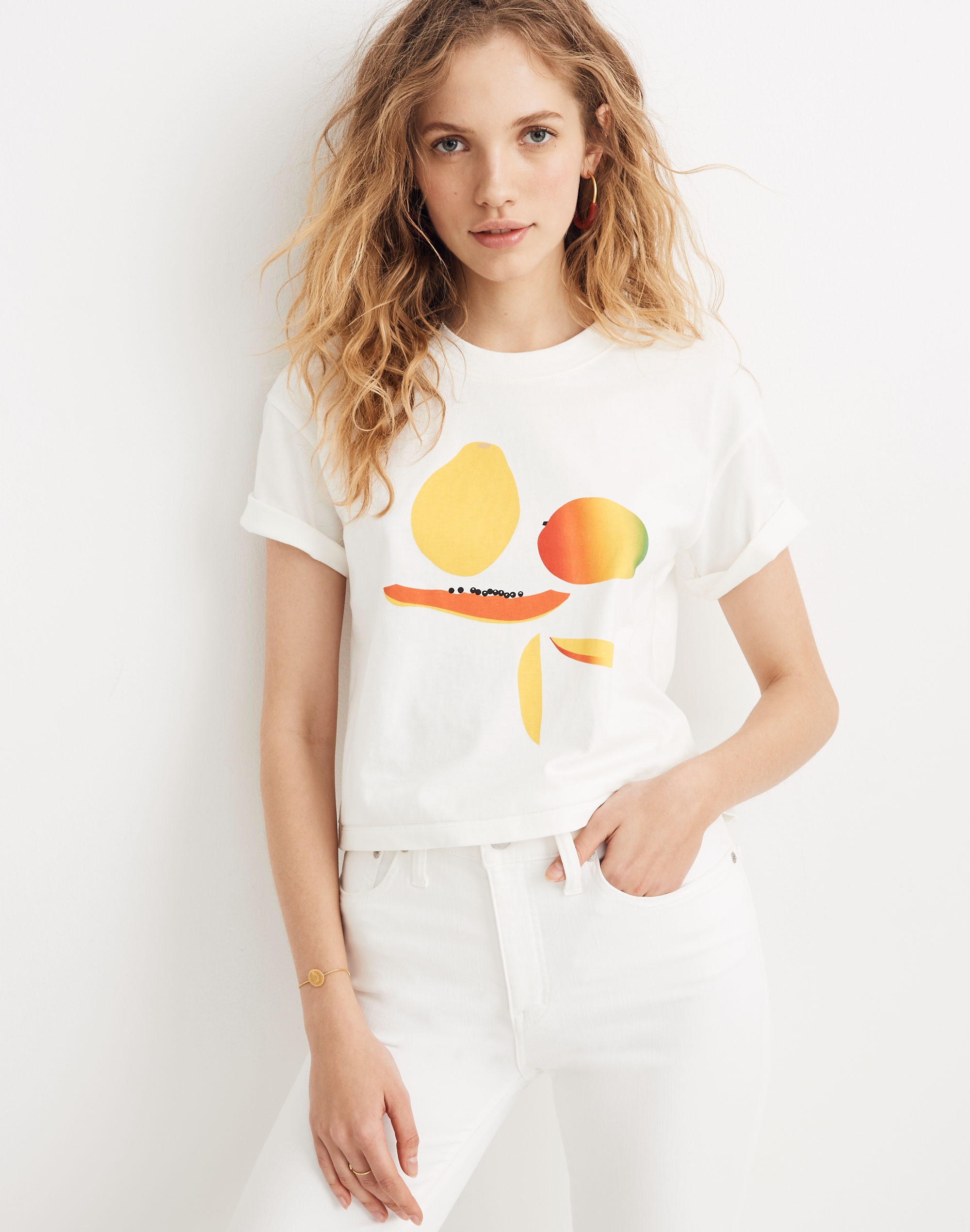 Madewell in Residence x Plant Planet Easy Crop Tee