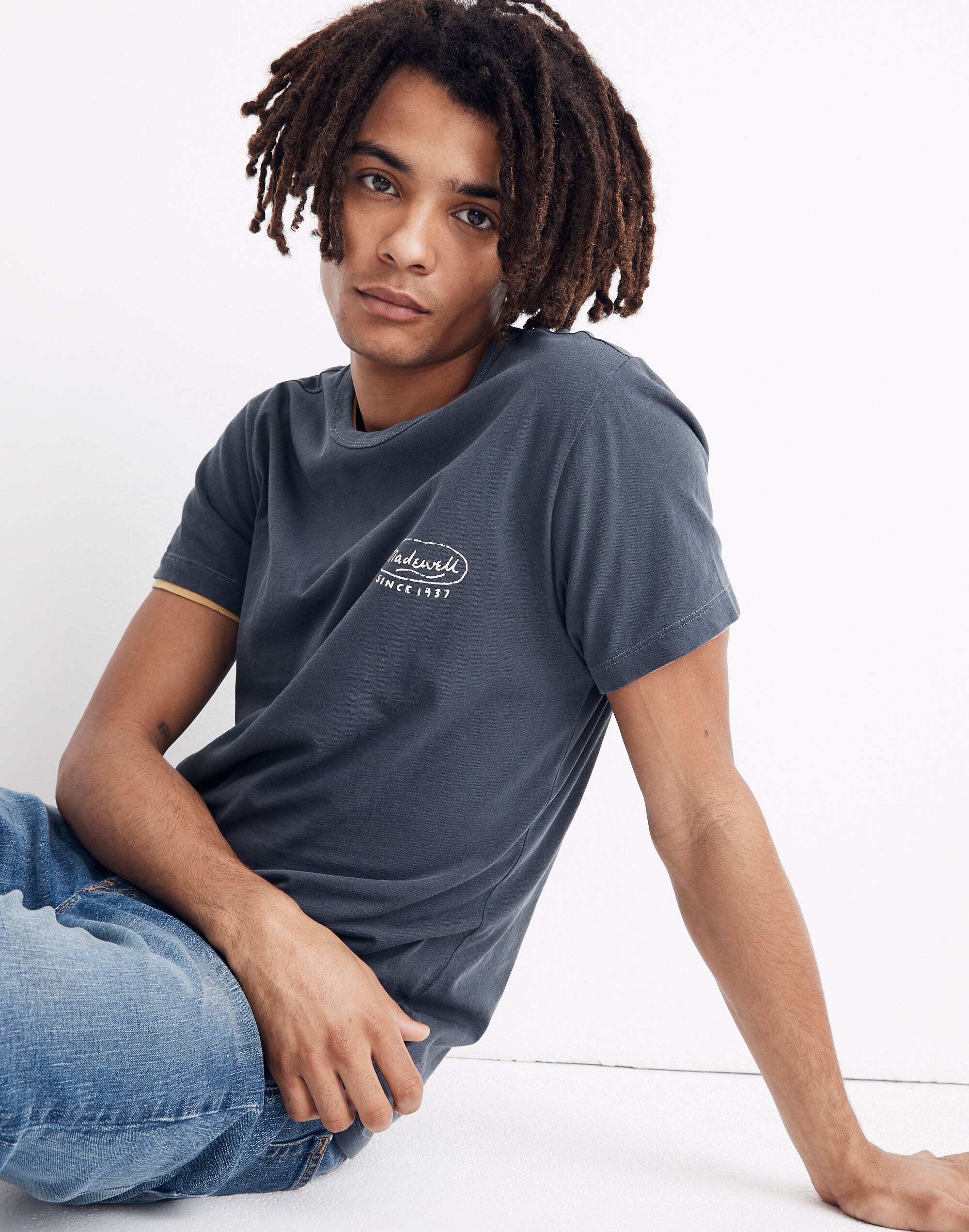 Madewell Logo Allday Crewneck Tee