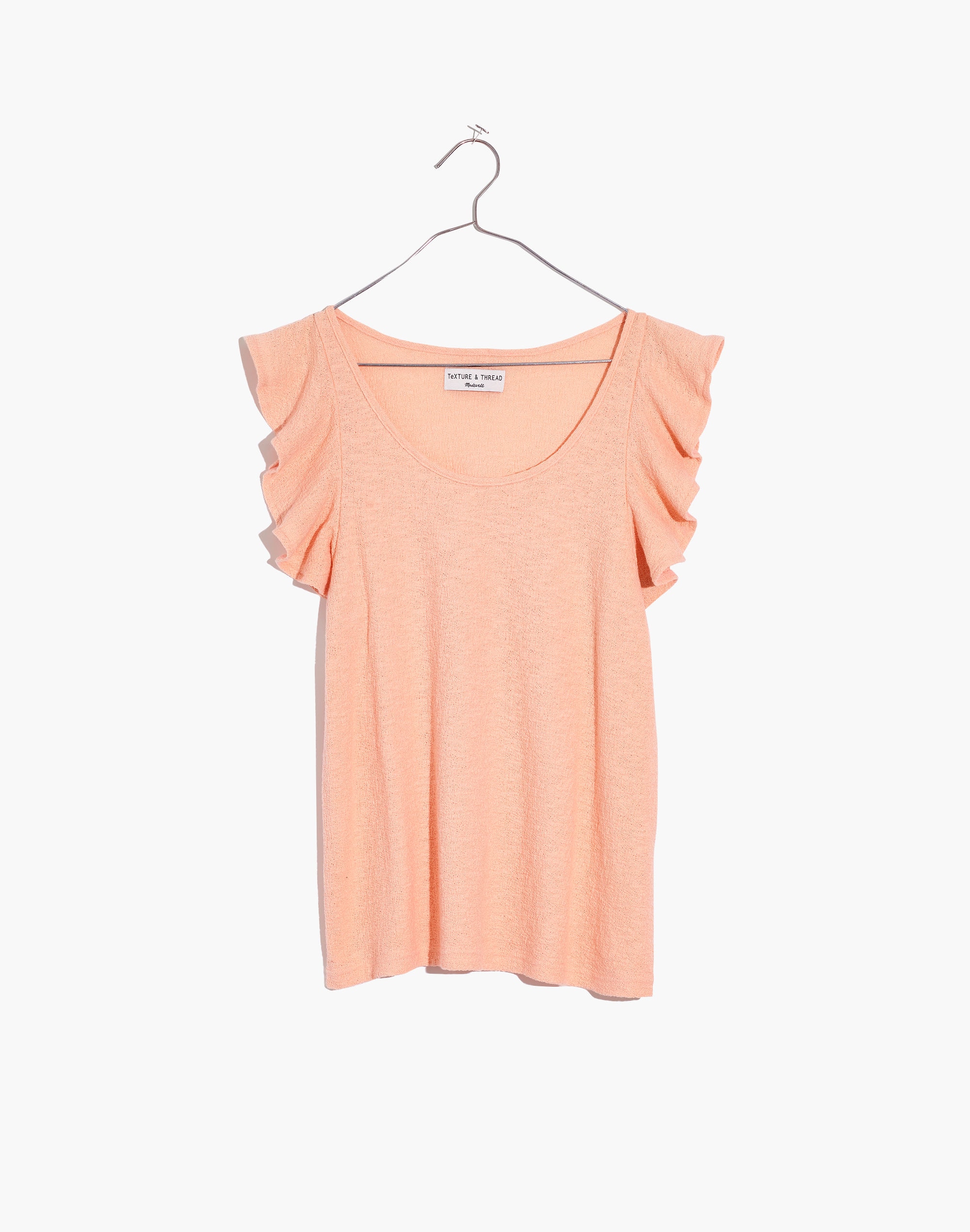 Ruffle-Sleeve Tank Top