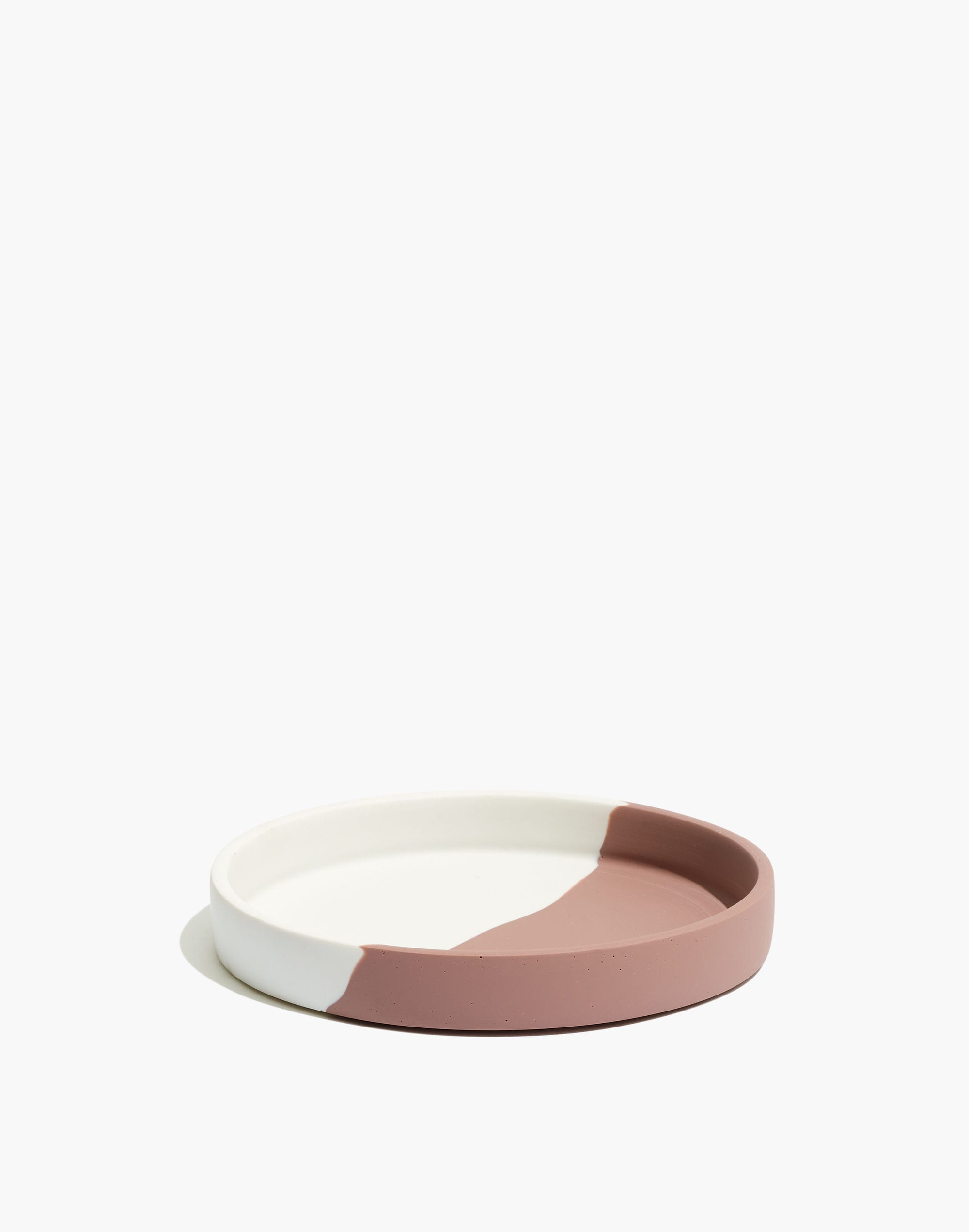Madewell x Capra Designs Medium Even-Steven Tray in Rose and White