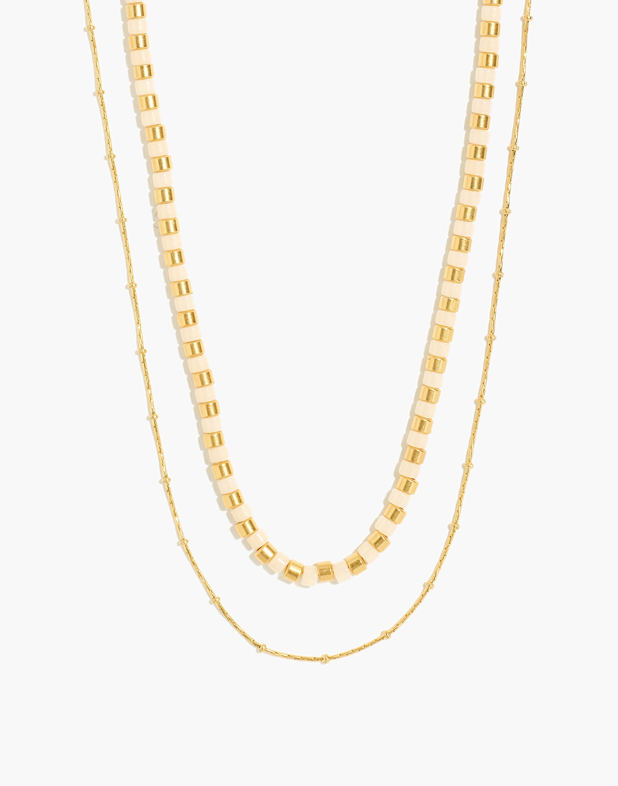 Resin Beaded Necklace Set