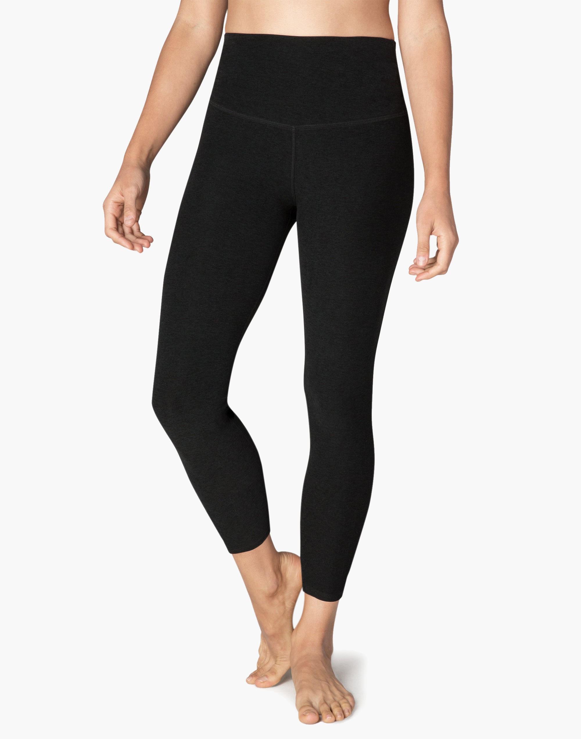 beyond yoga caught in the midi high-waisted leggings in spacedye