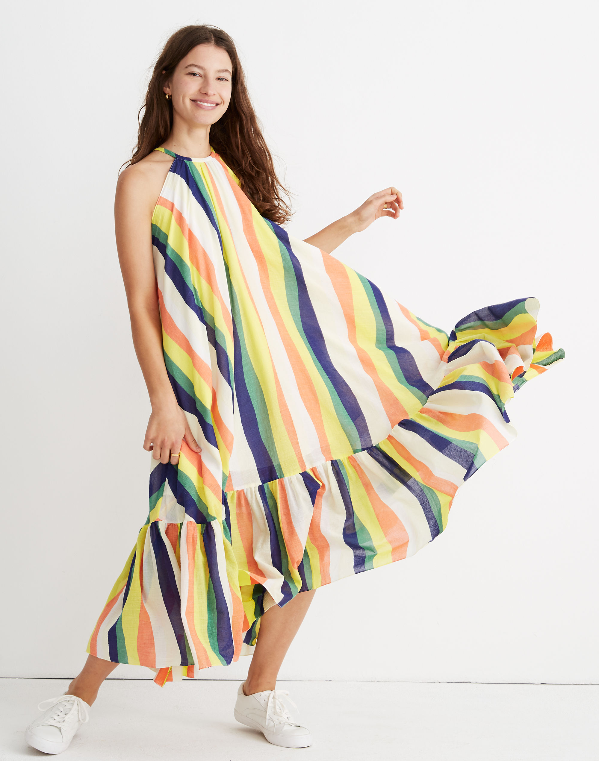 whit&reg; striped orly dress