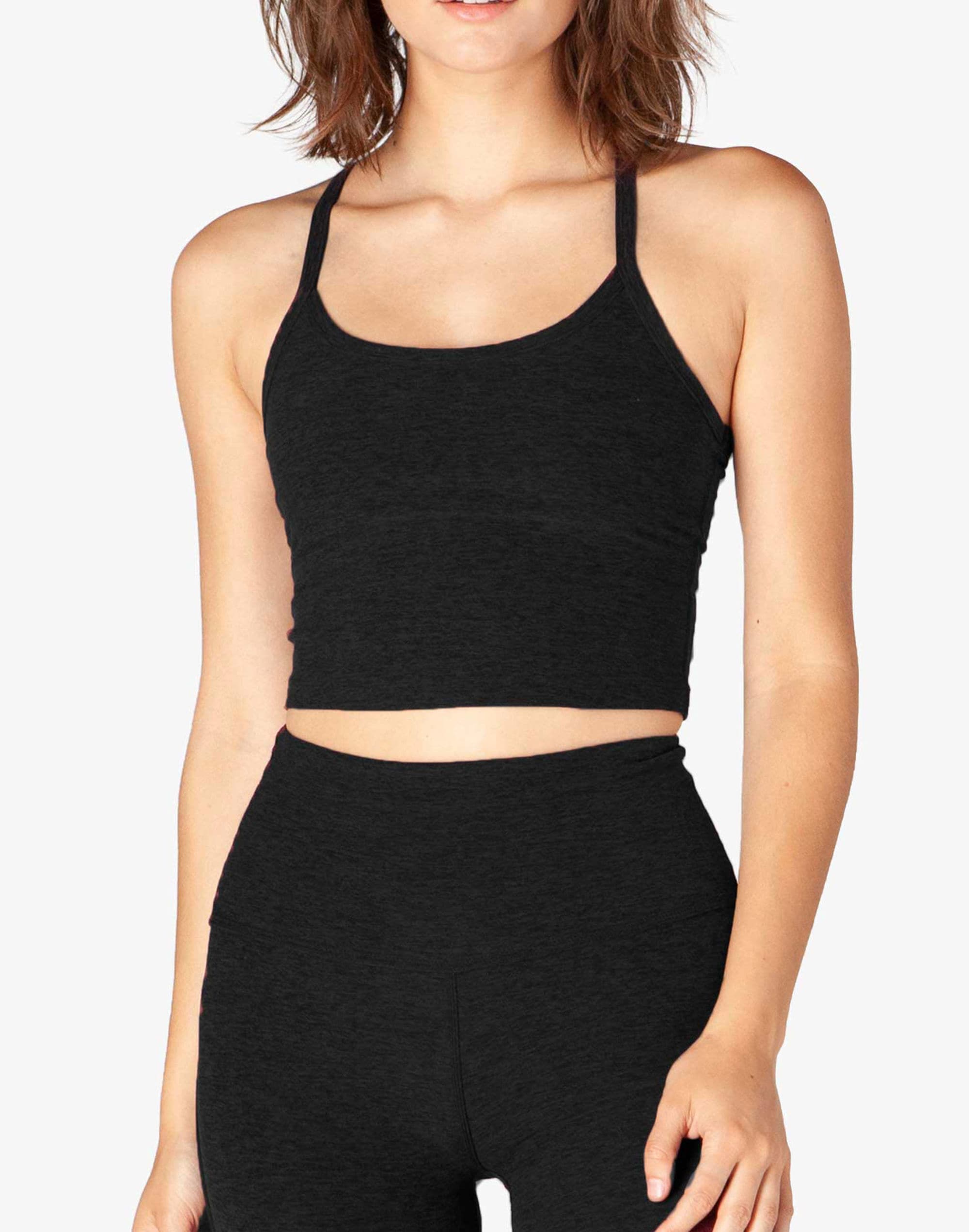 beyond yoga spacedye slim racerback cropped tank
