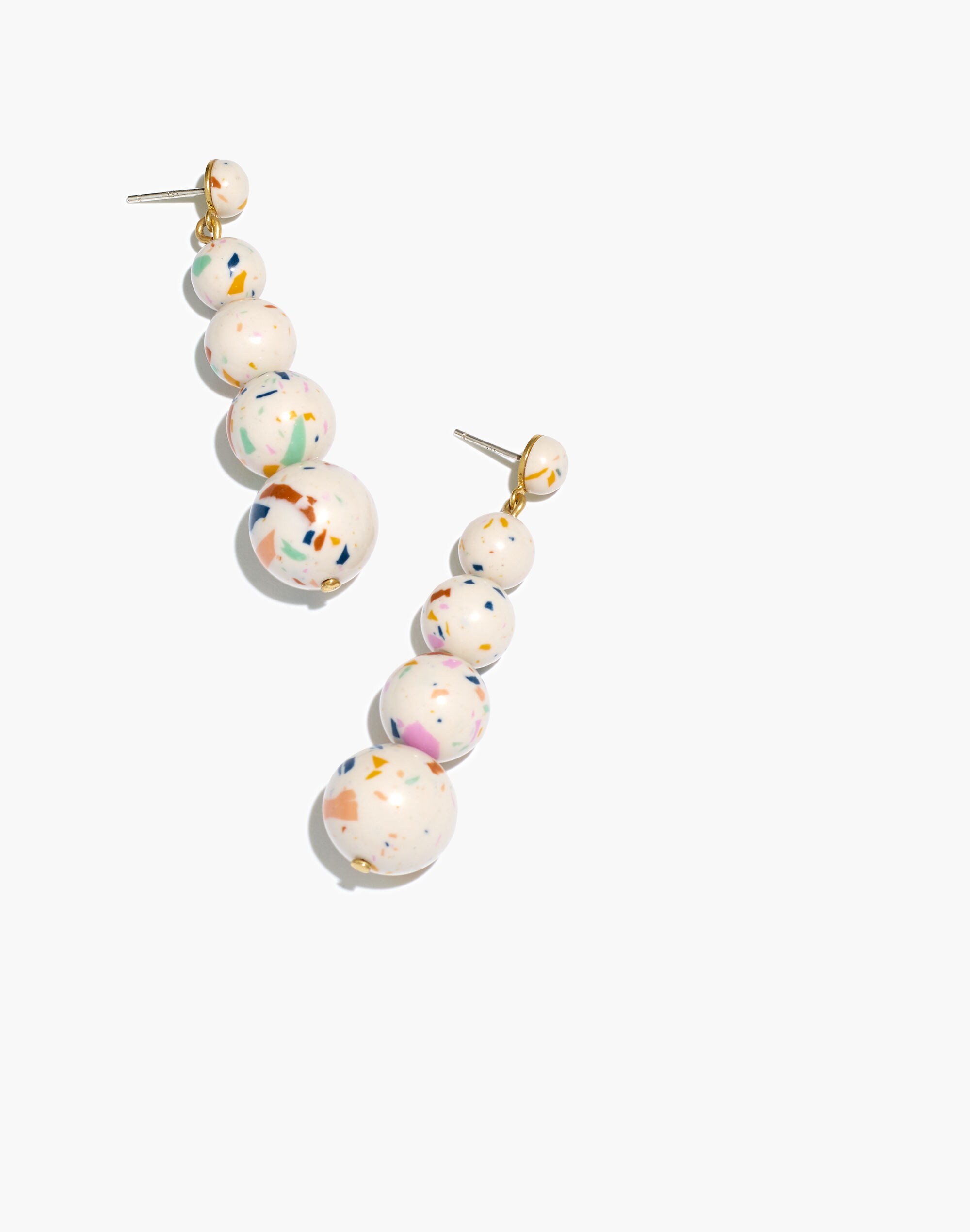 Terrazzo Ball Drop Earrings