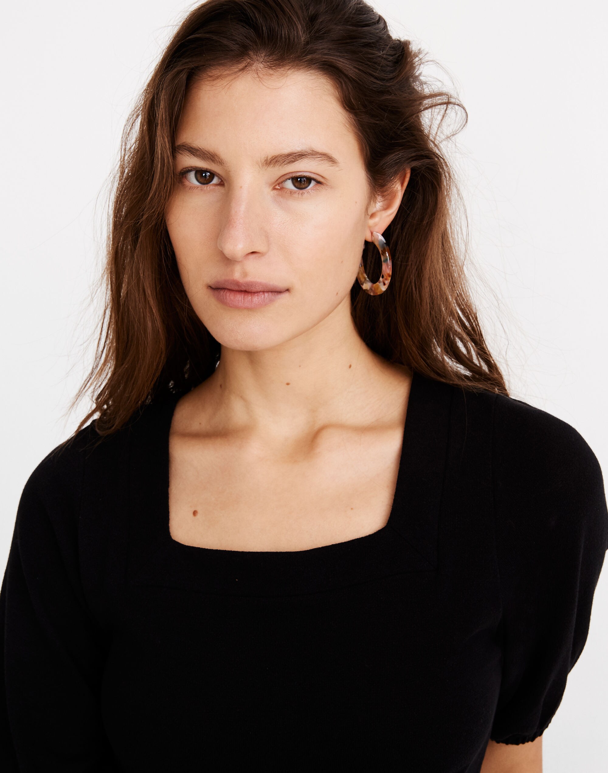 Acetate Hoop Earrings