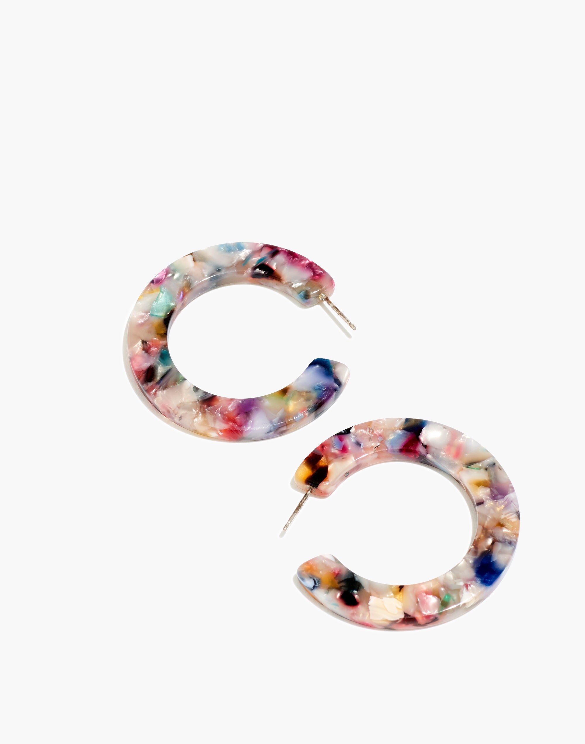 Acetate Hoop Earrings