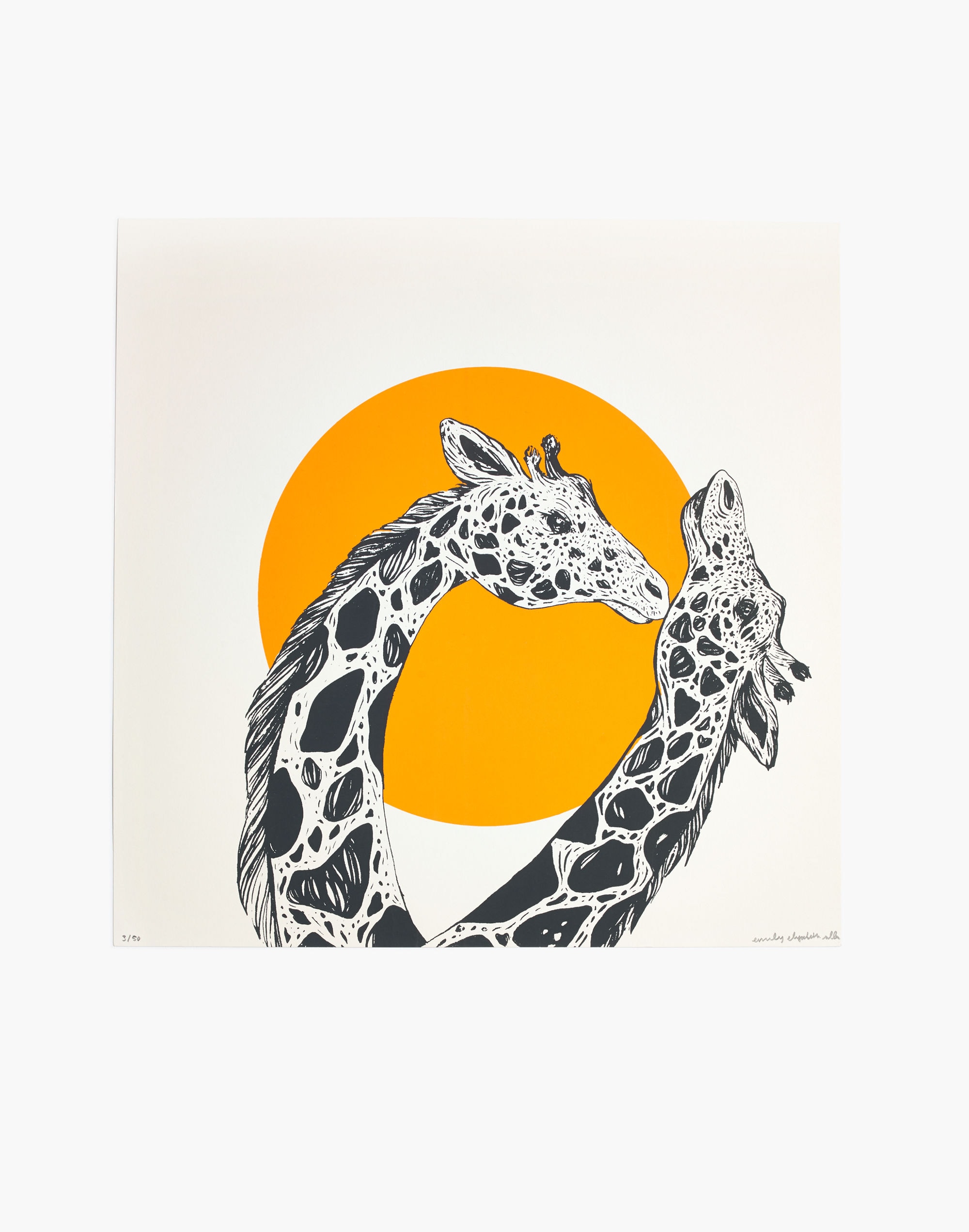 EMILY ELIZABETH MILLER Giraffe Print