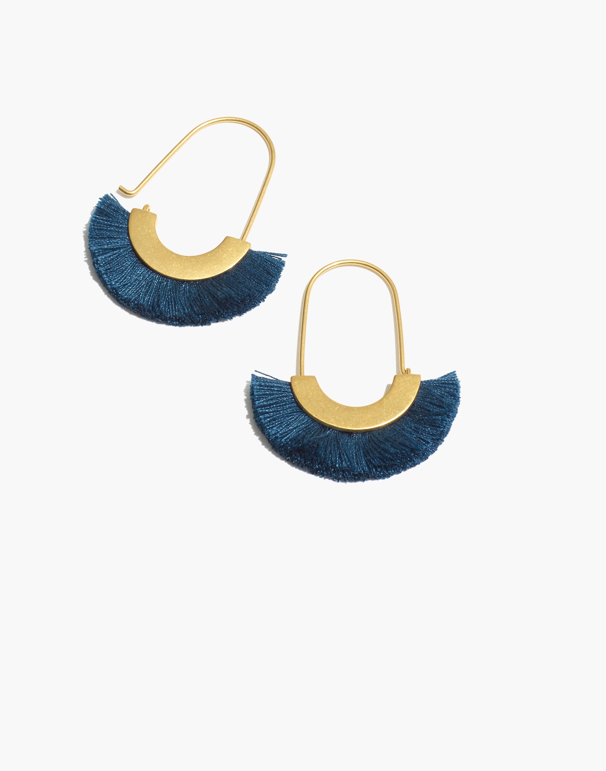 Arc Wire Fringe Earrings